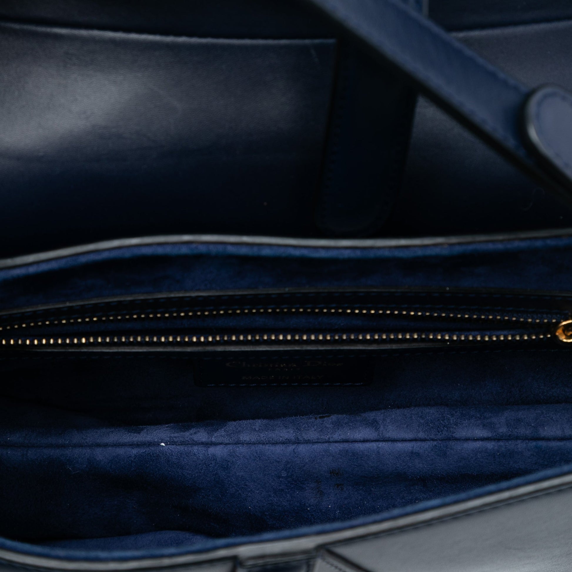 Dior Leather Saddle Bag