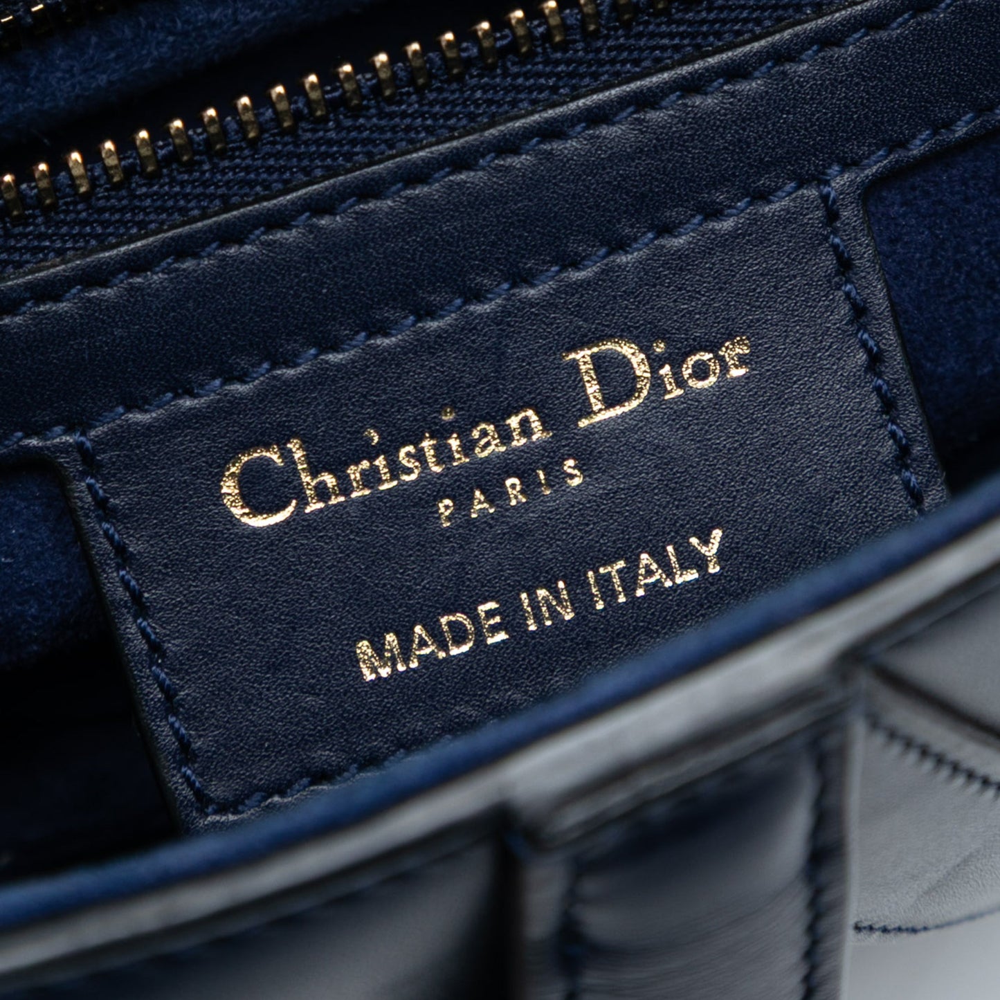 Dior Leather Saddle Bag