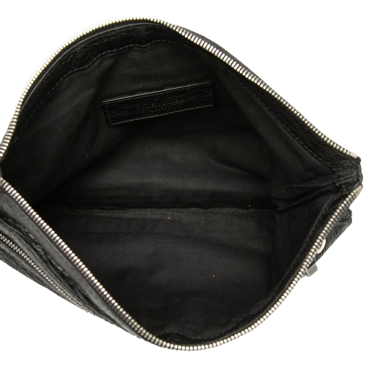 Balenciaga Lambskin Motocross Classic Clip Clutch M