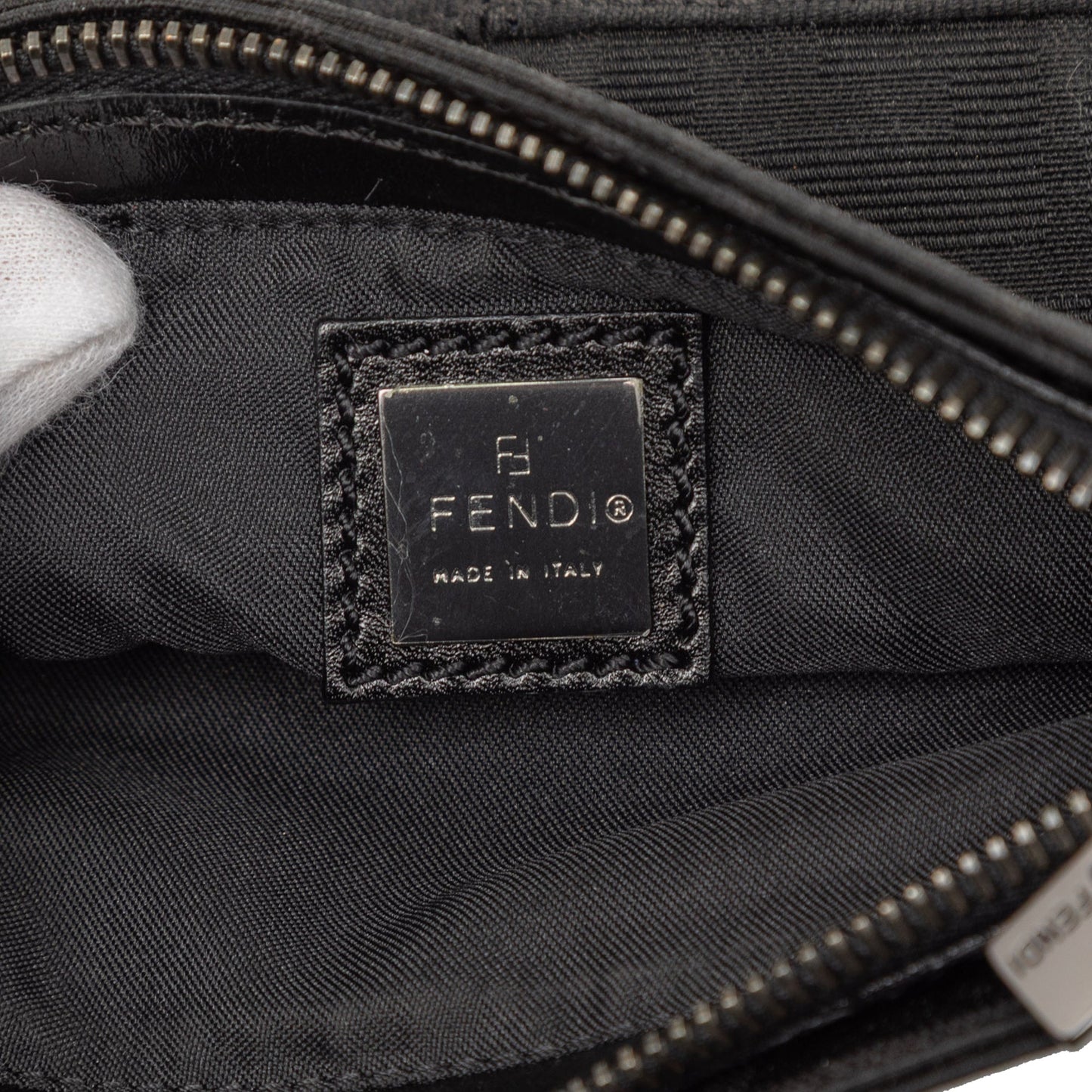 Fendi Zucca Canvas Pochette