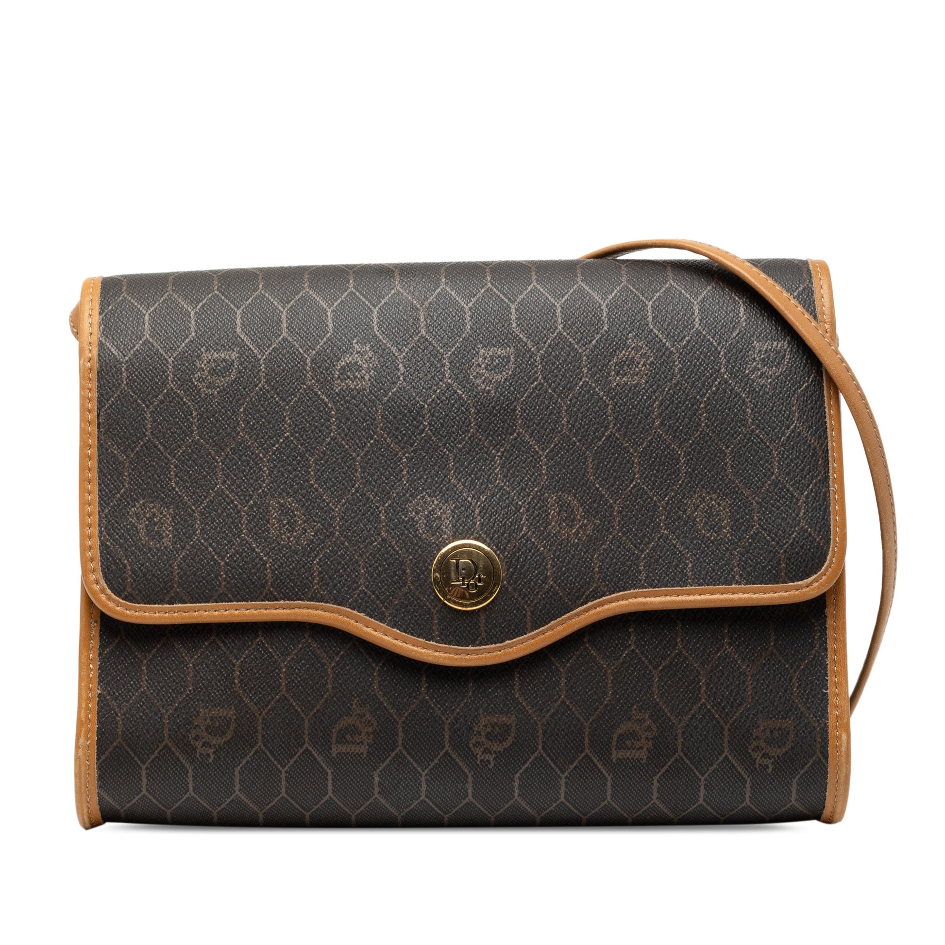 Dior Honeycomb Coated Canvas Crossbody