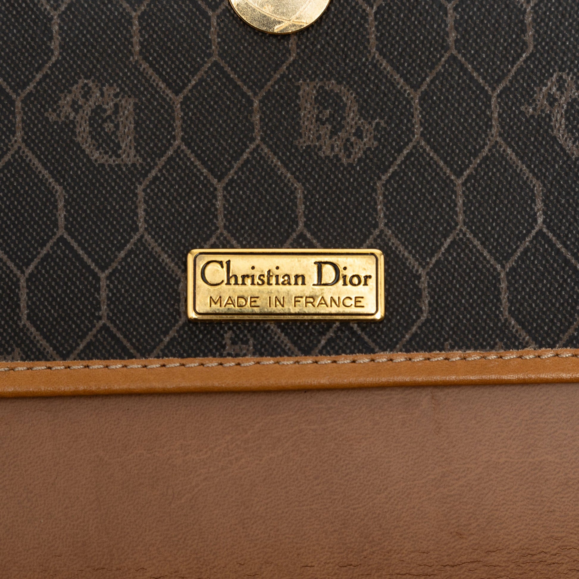Dior Honeycomb Coated Canvas Crossbody