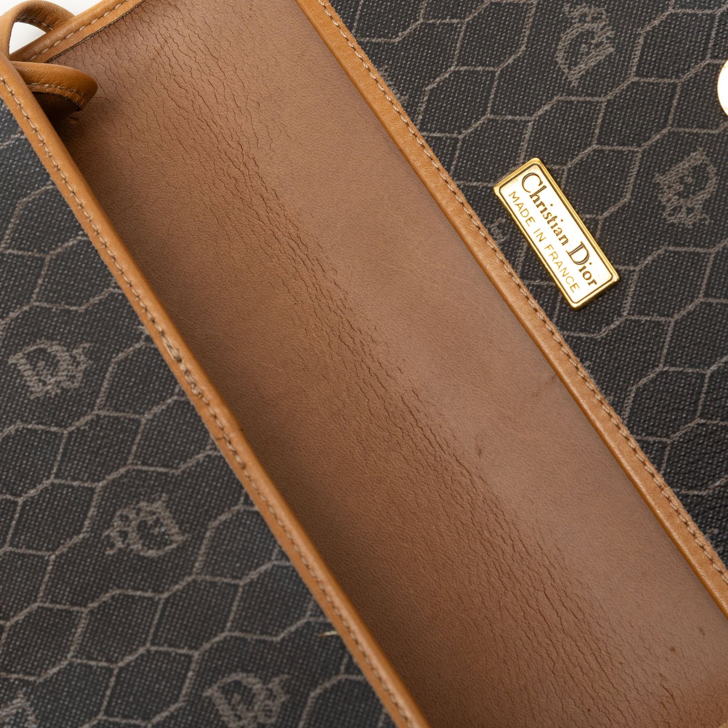 Dior Honeycomb Coated Canvas Crossbody