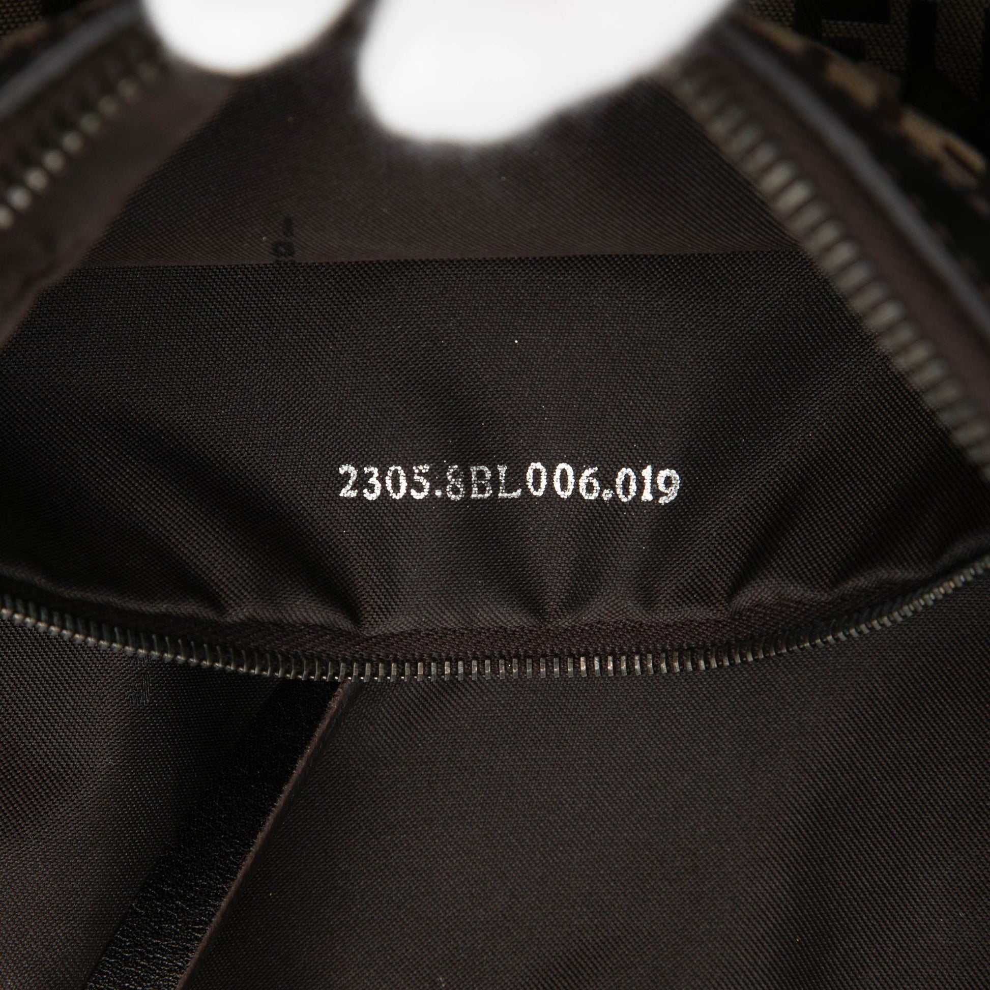 Fendi Zucchino Canvas Handbag