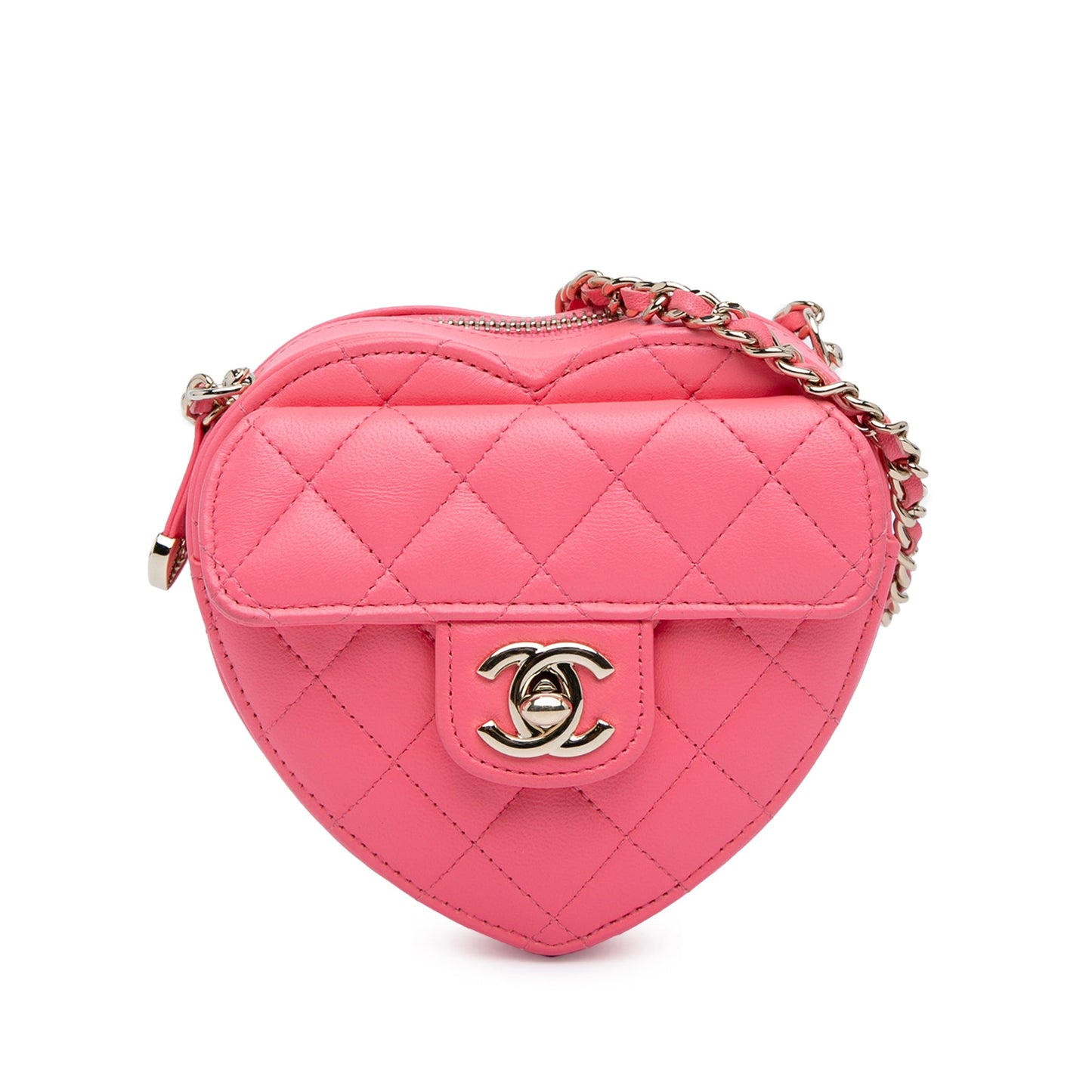 Mini Lambskin CC in Love Heart Crossbody