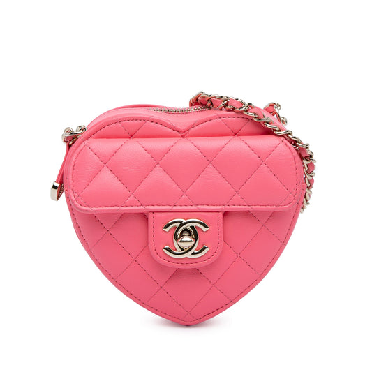 Mini Lambskin CC in Love Heart Crossbody
