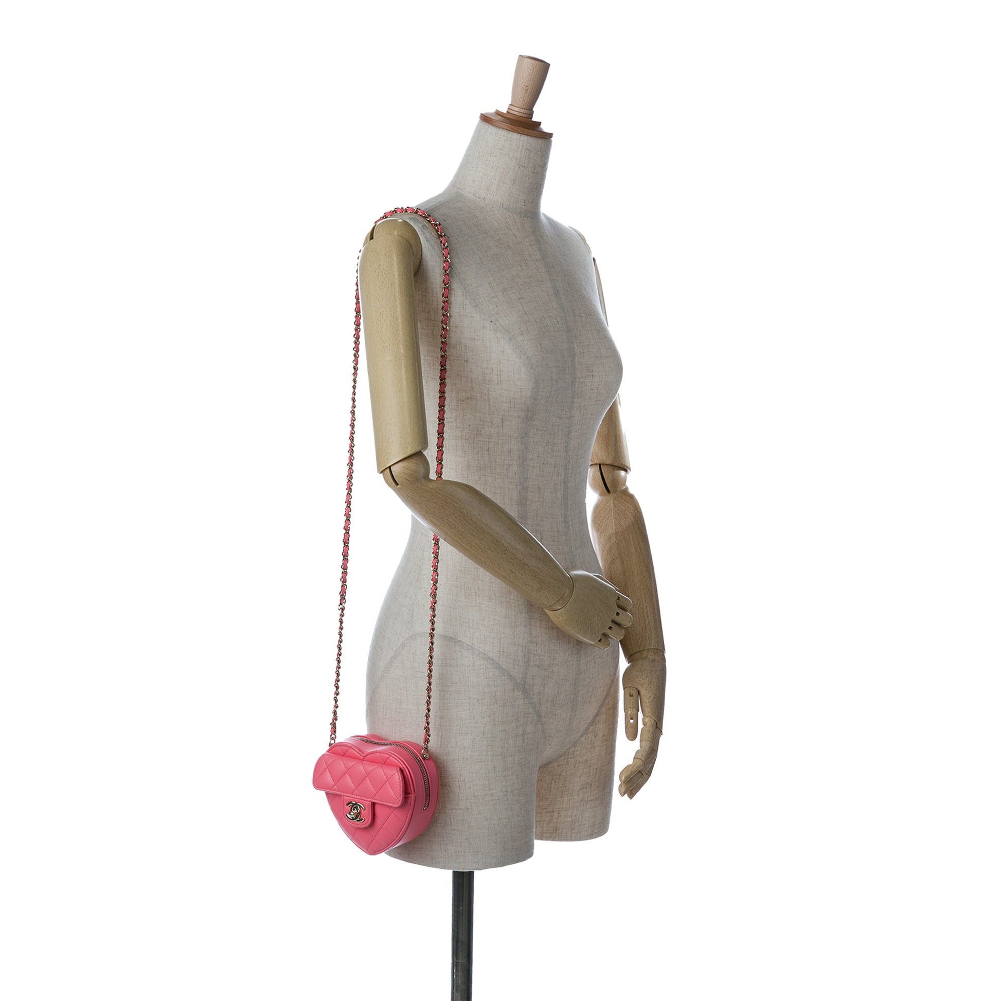 Mini Lambskin CC in Love Heart Crossbody