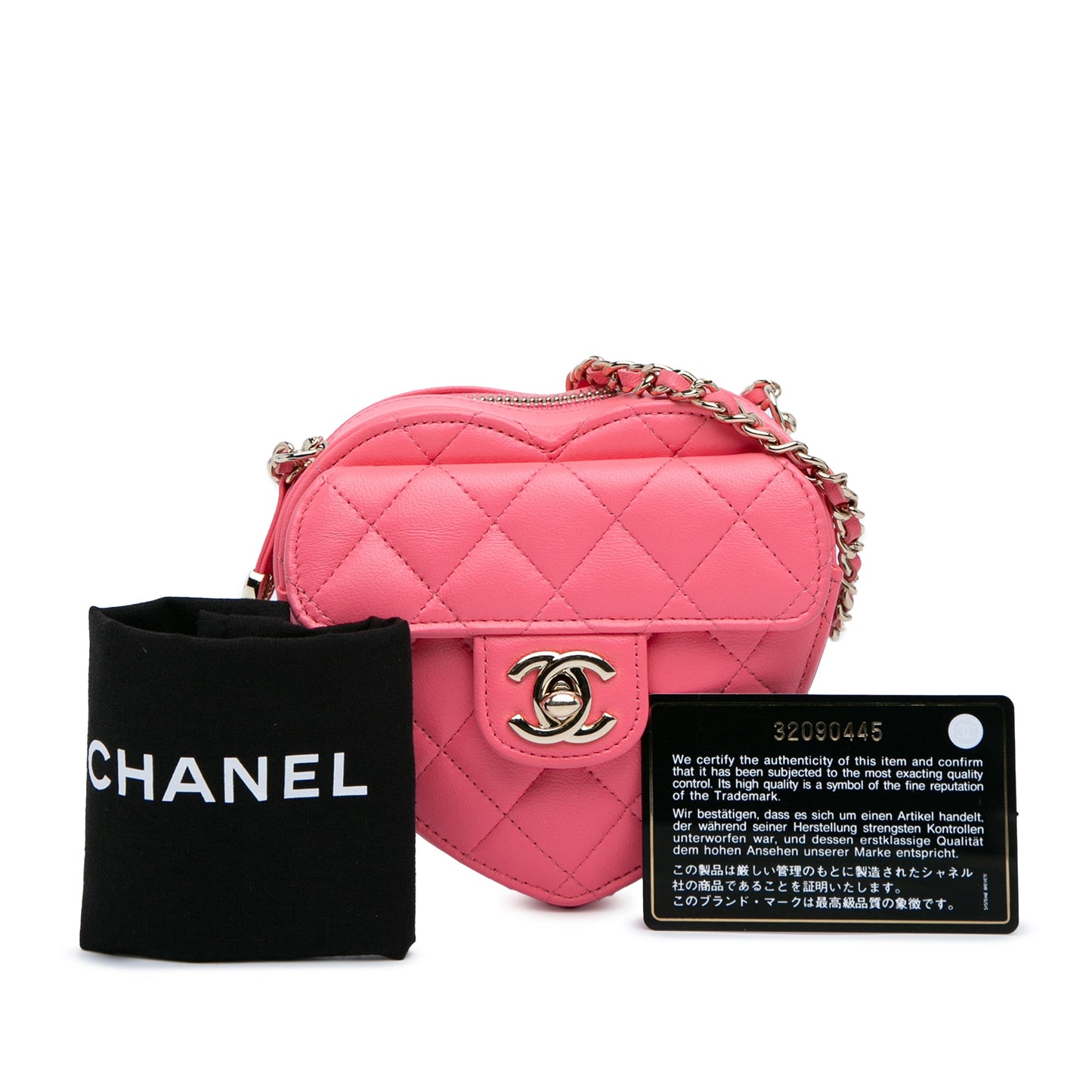 Mini Lambskin CC in Love Heart Crossbody