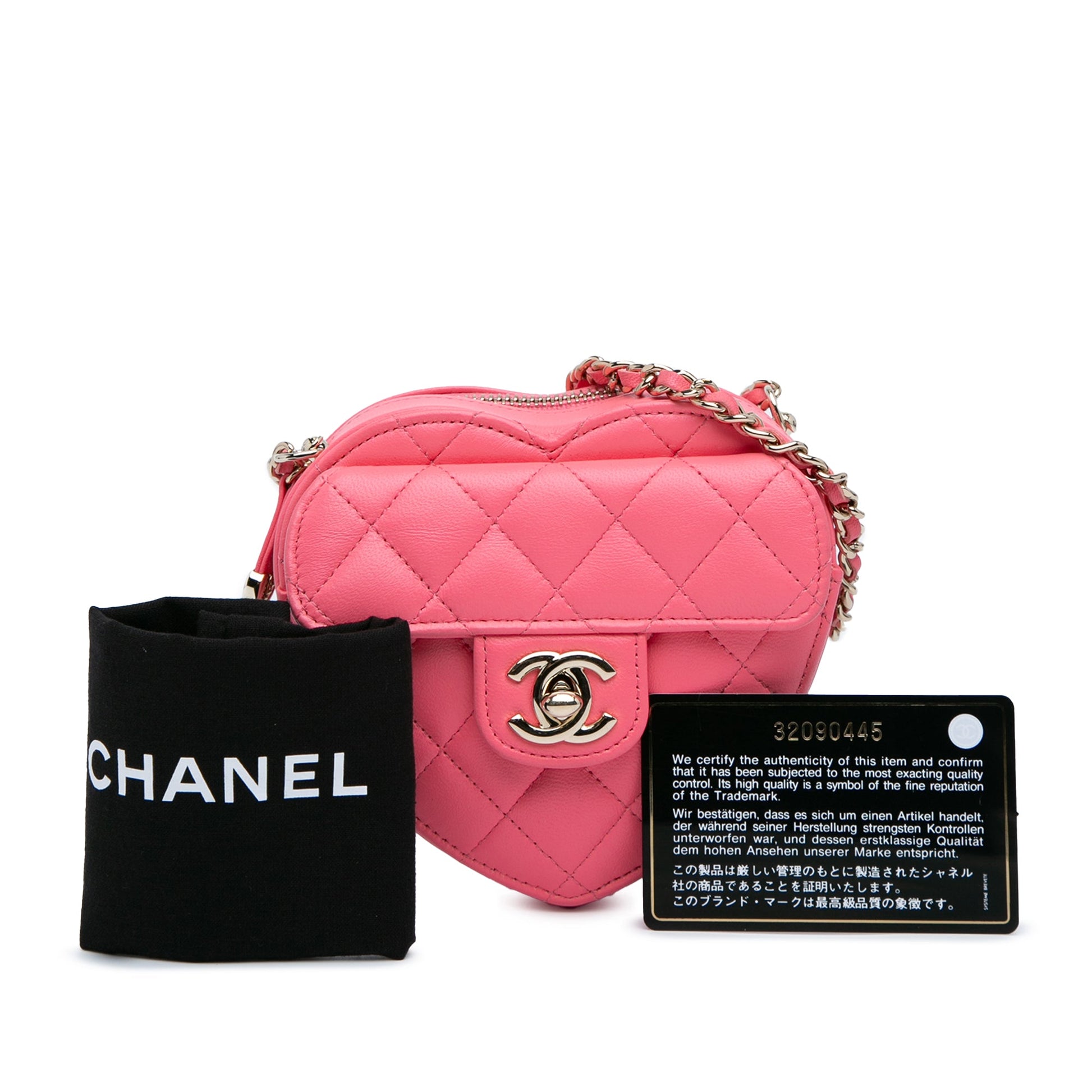 Mini Lambskin CC in Love Heart Crossbody