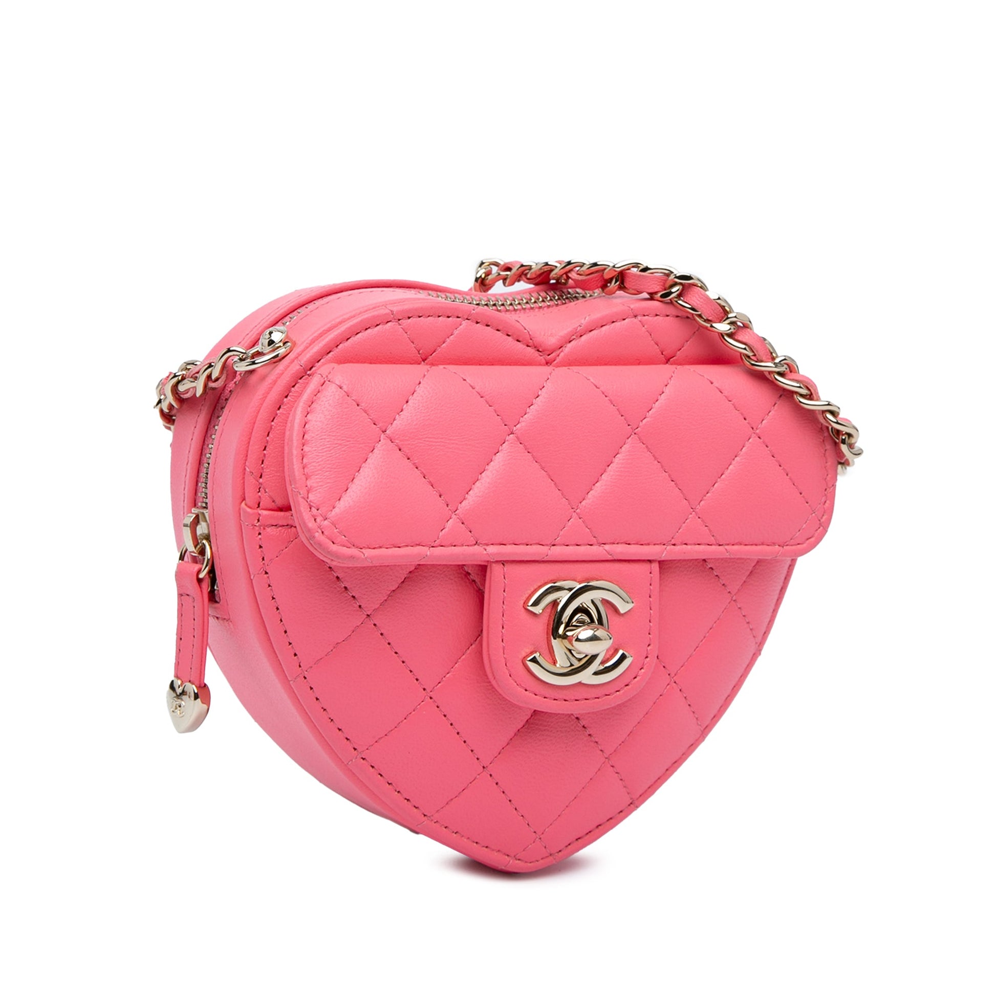Mini Lambskin CC in Love Heart Crossbody