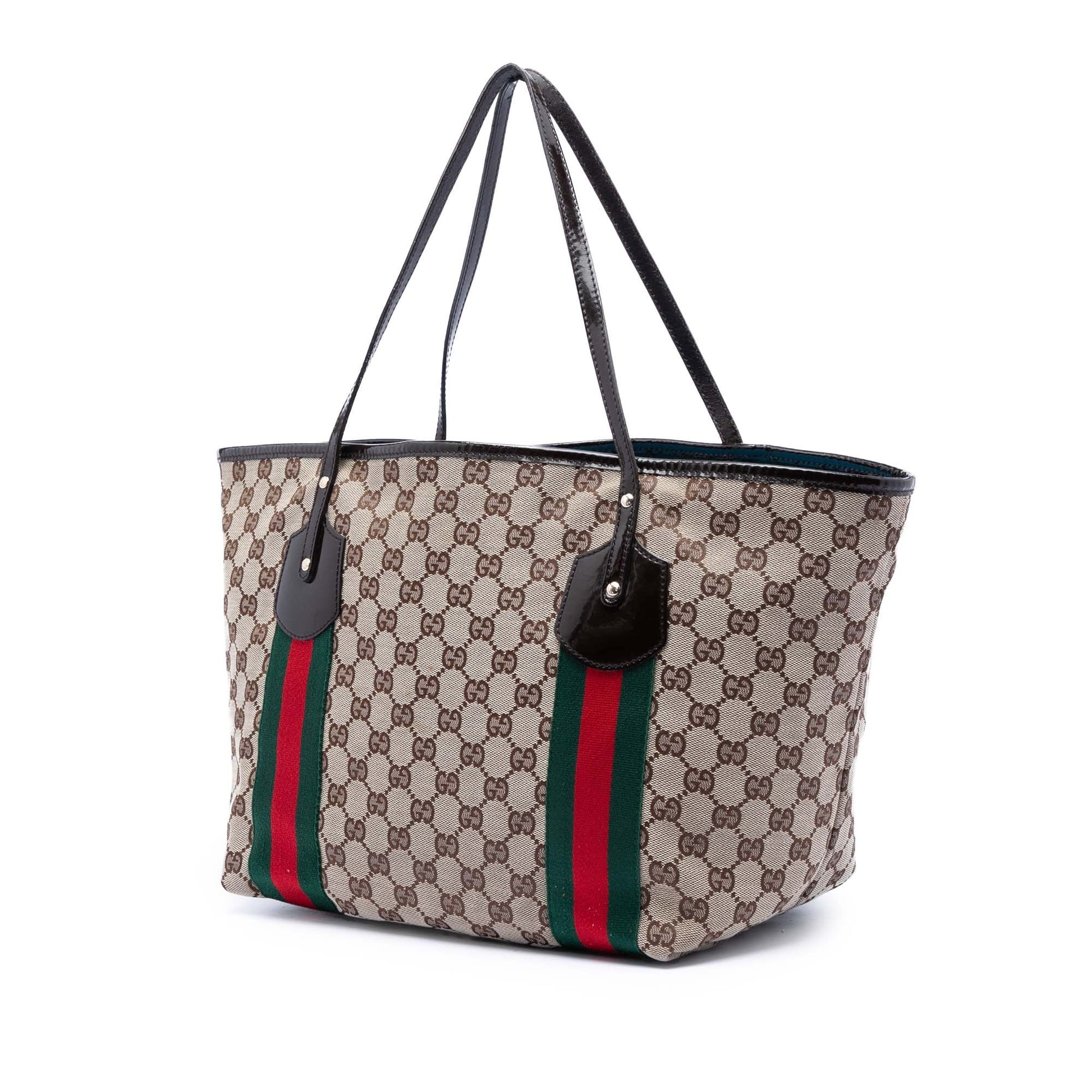 Gucci GG Canvas Web Jolie Tote