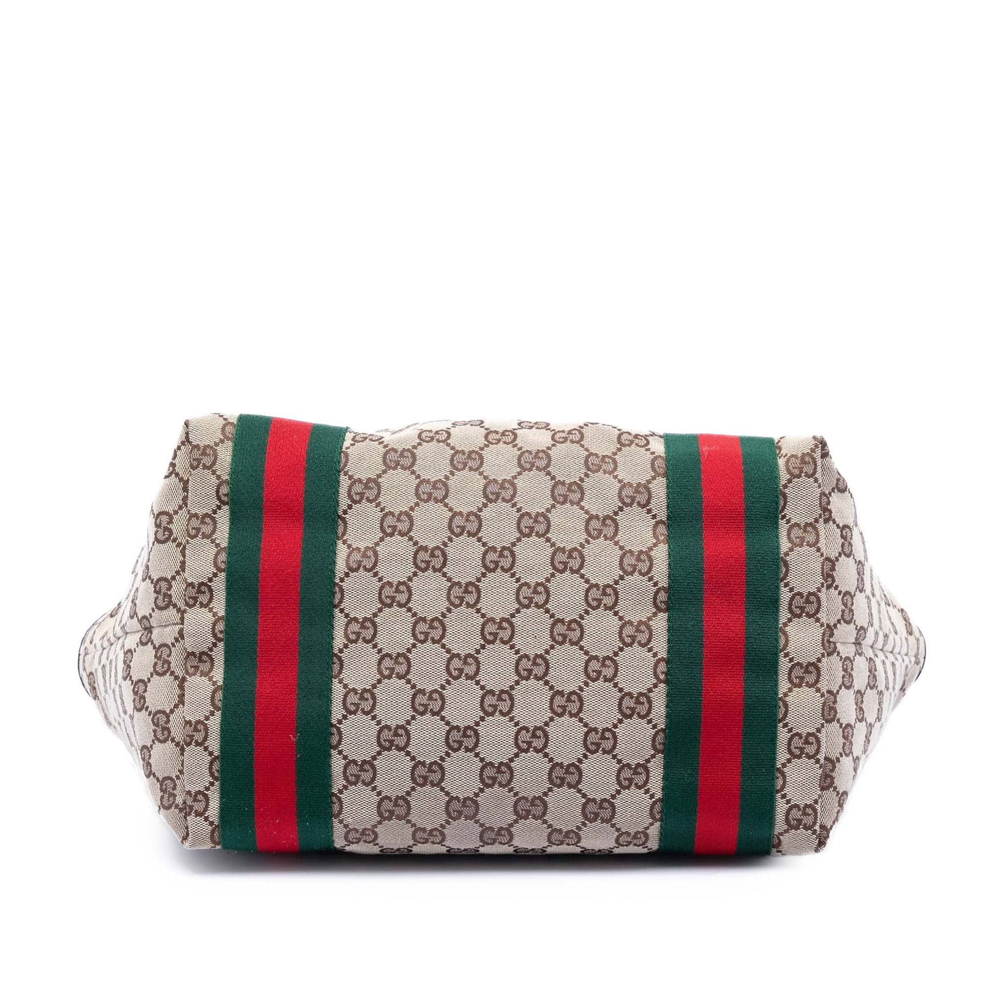 Gucci GG Canvas Web Jolie Tote