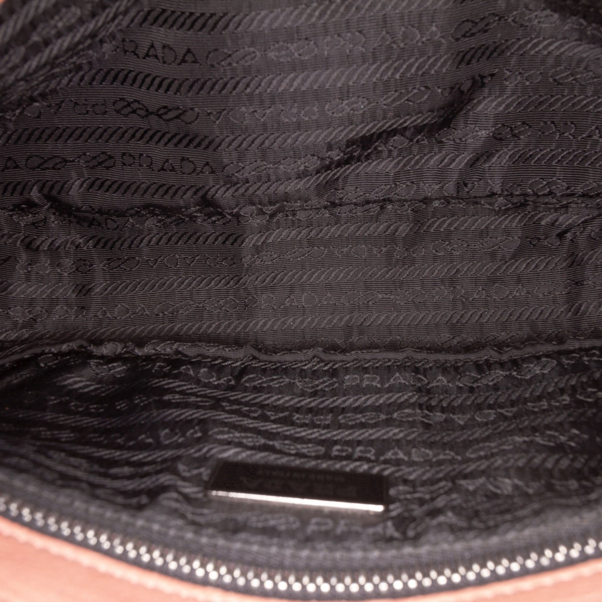 Prada Vitello Daino Sound Lock Shoulder Bag