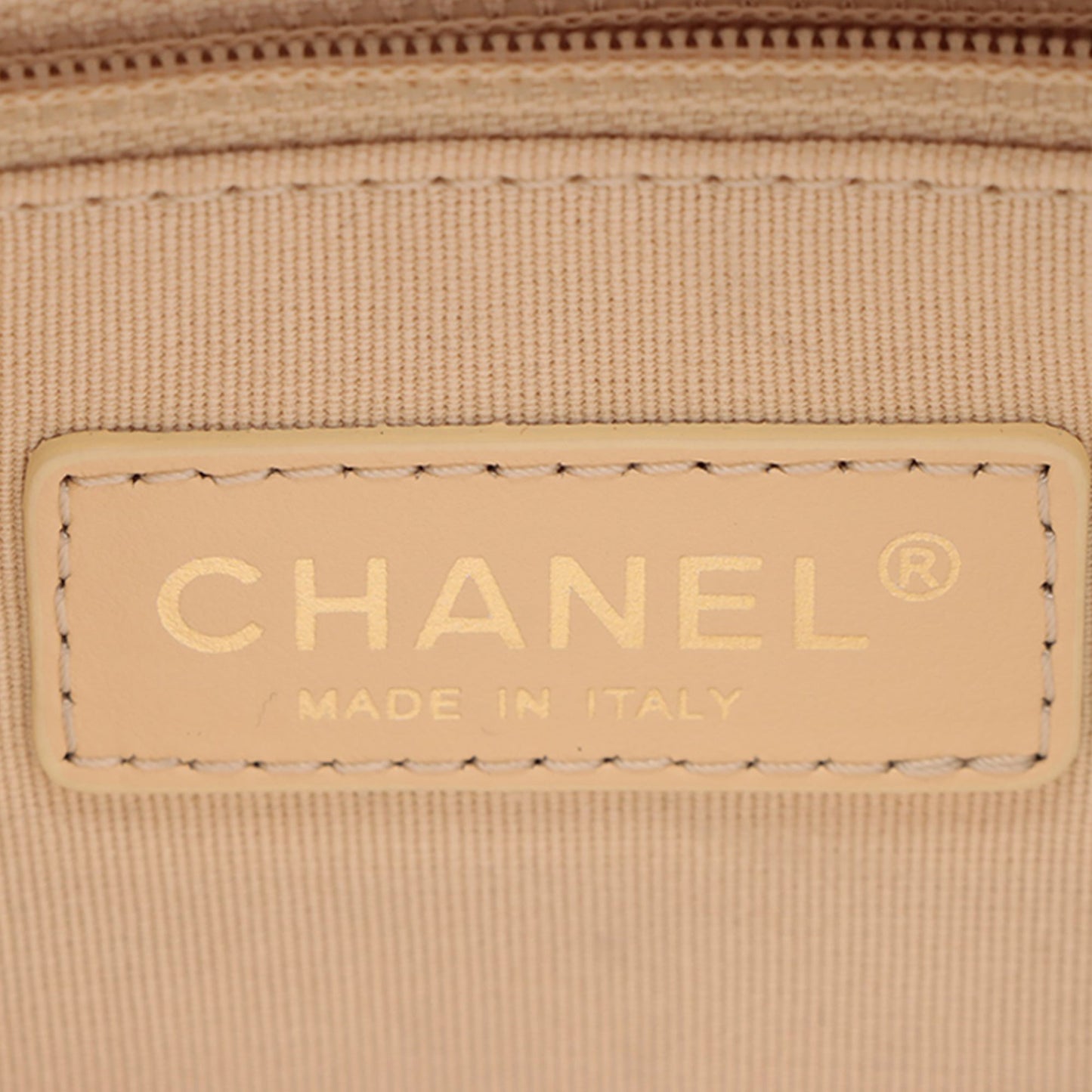 Chanel Mini CC Quilted Metallic Lambskin Bowling Bag