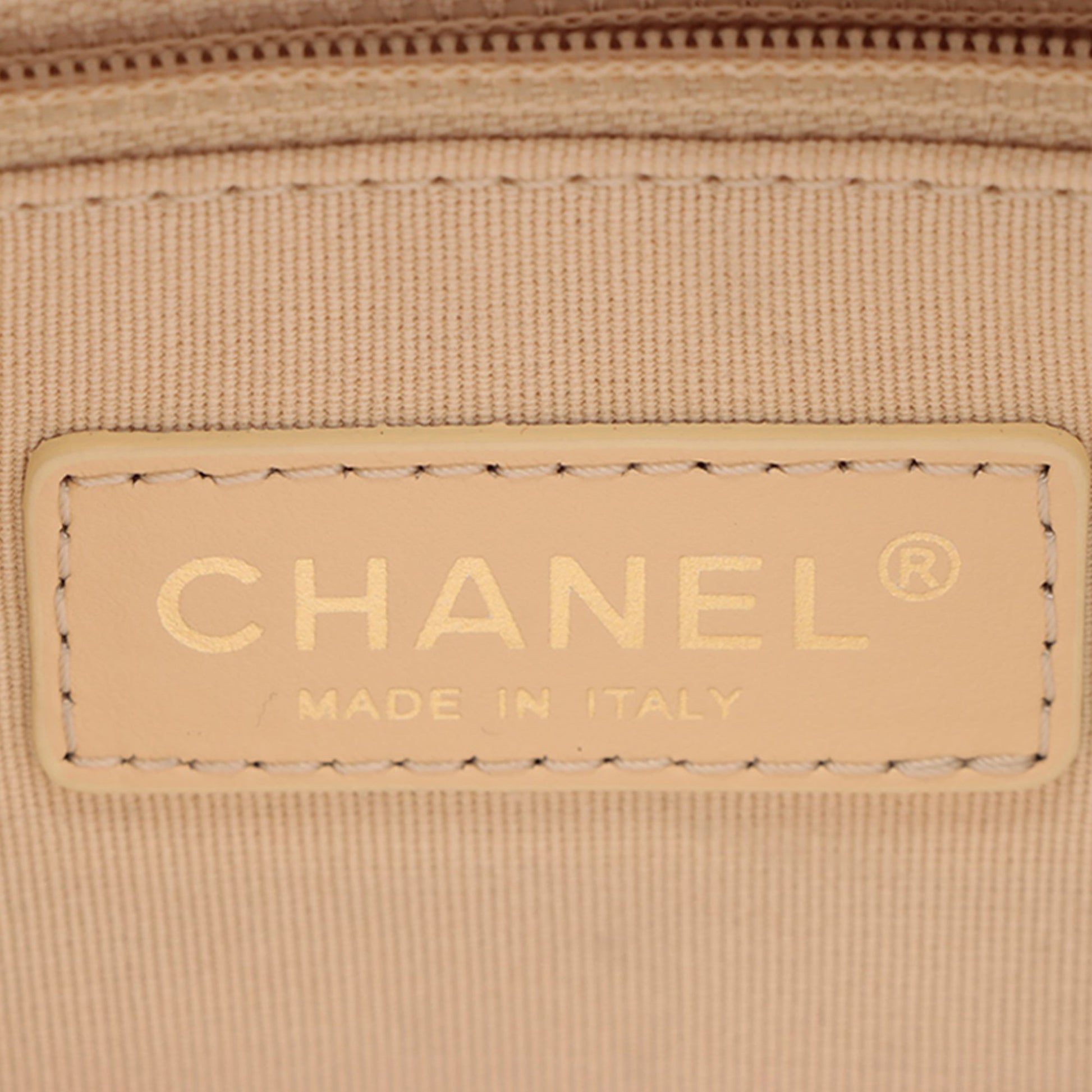 Chanel Mini CC Quilted Metallic Lambskin Bowling Bag