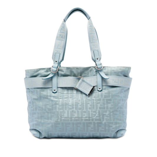 Fendi Zucca Nylon Zip Code Tote