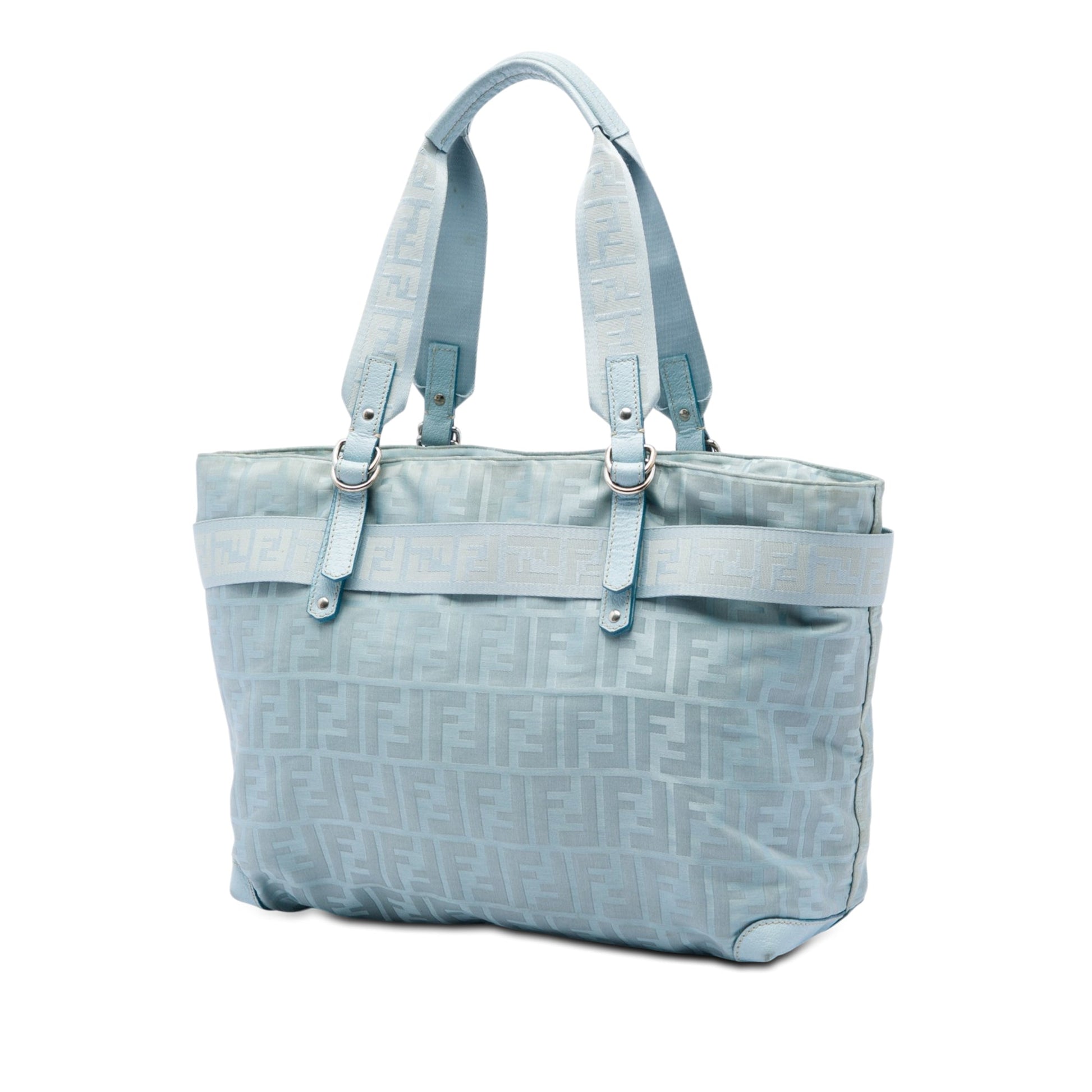Fendi Zucca Nylon Zip Code Tote