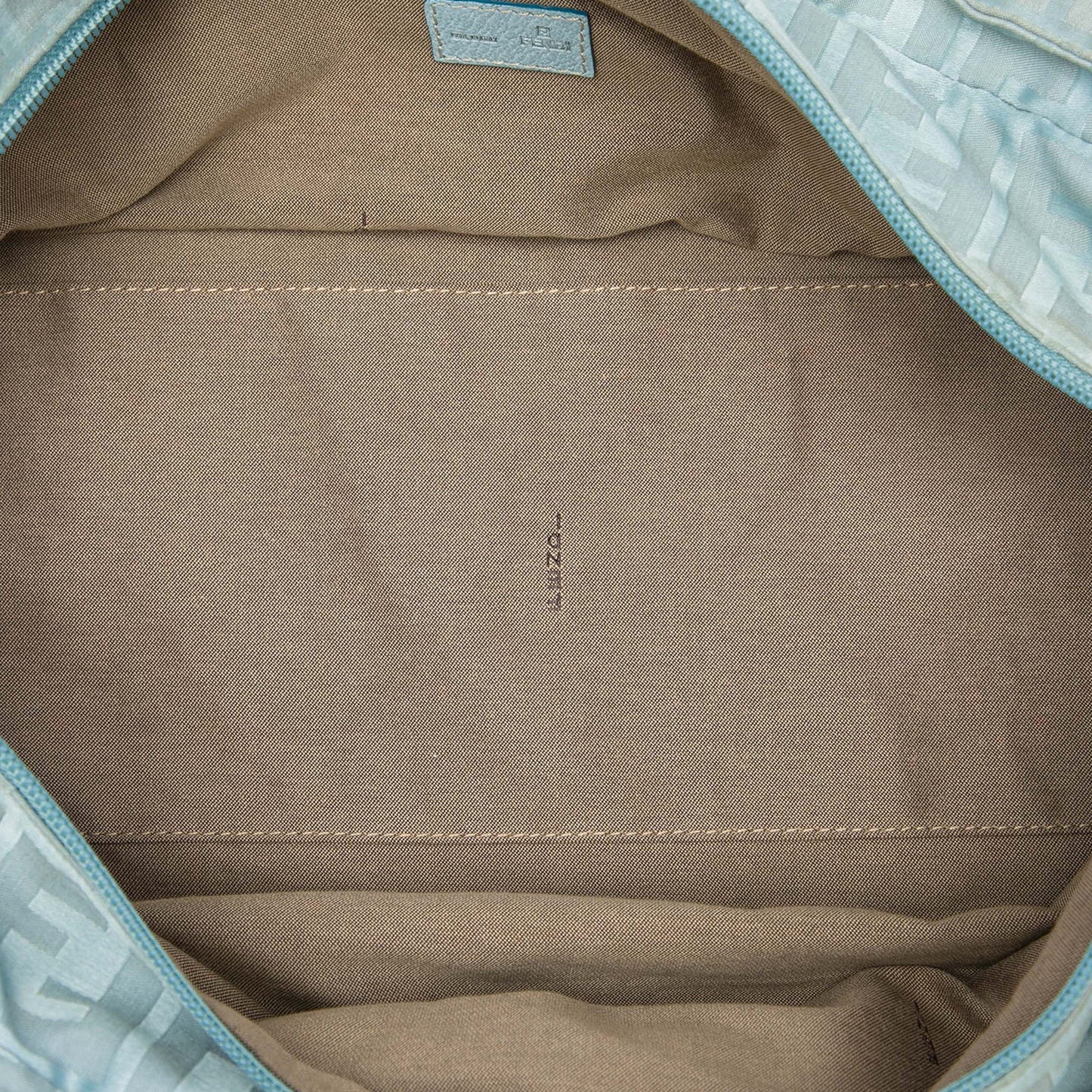 Fendi Zucca Nylon Zip Code Tote