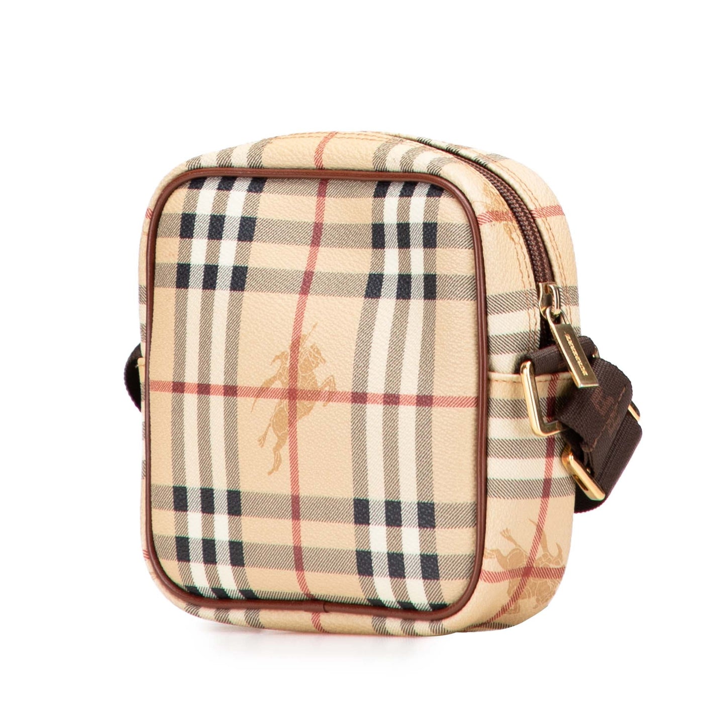 Burberry Haymarket Check Coated Canvas Crossbody