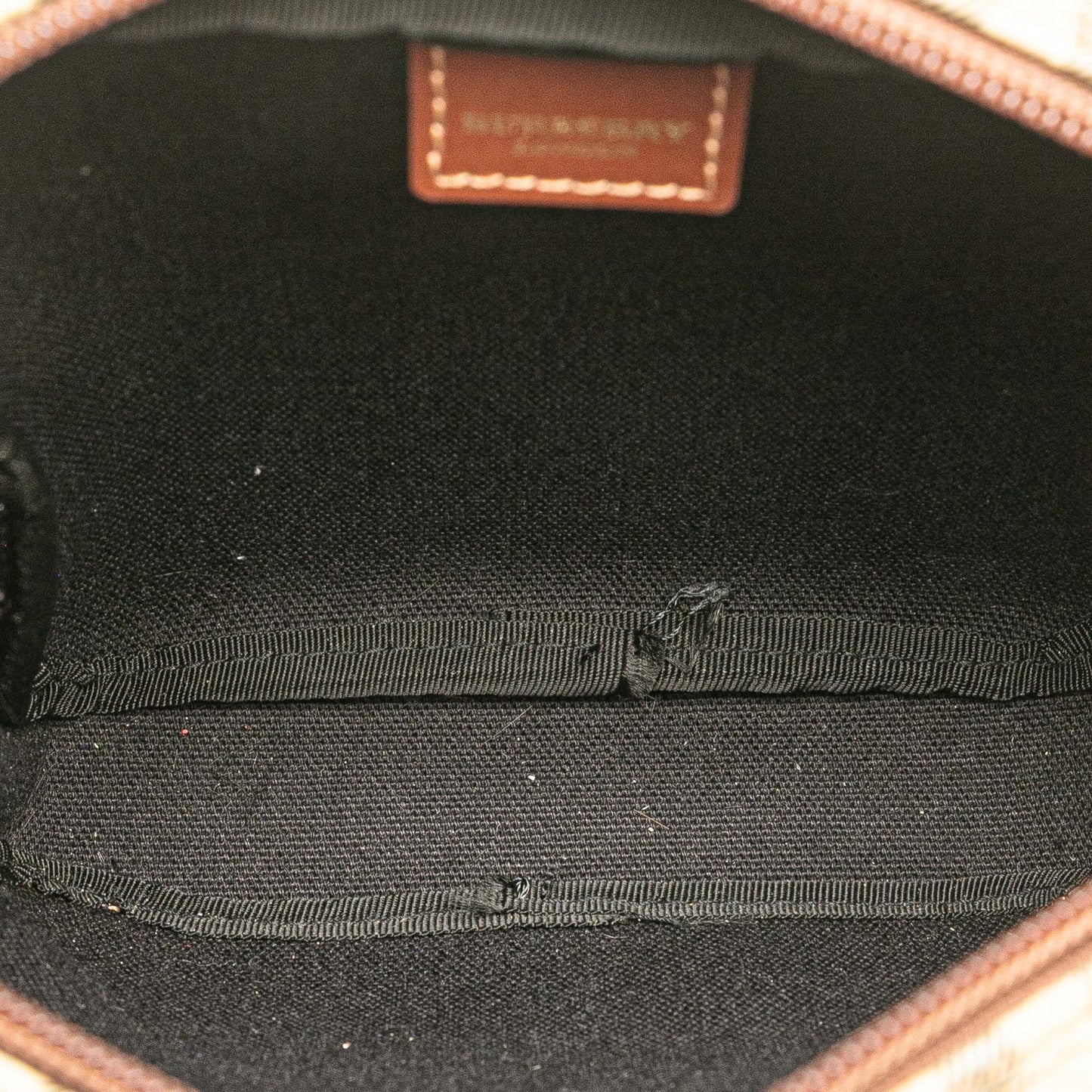 Burberry Haymarket Check Coated Canvas Crossbody
