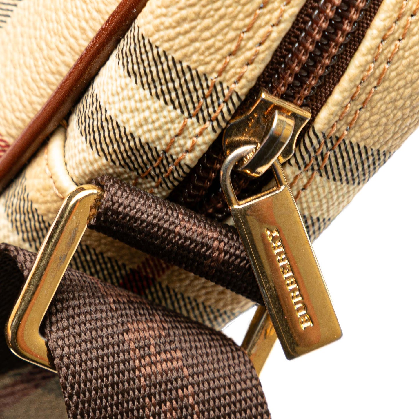 Burberry Haymarket Check Coated Canvas Crossbody