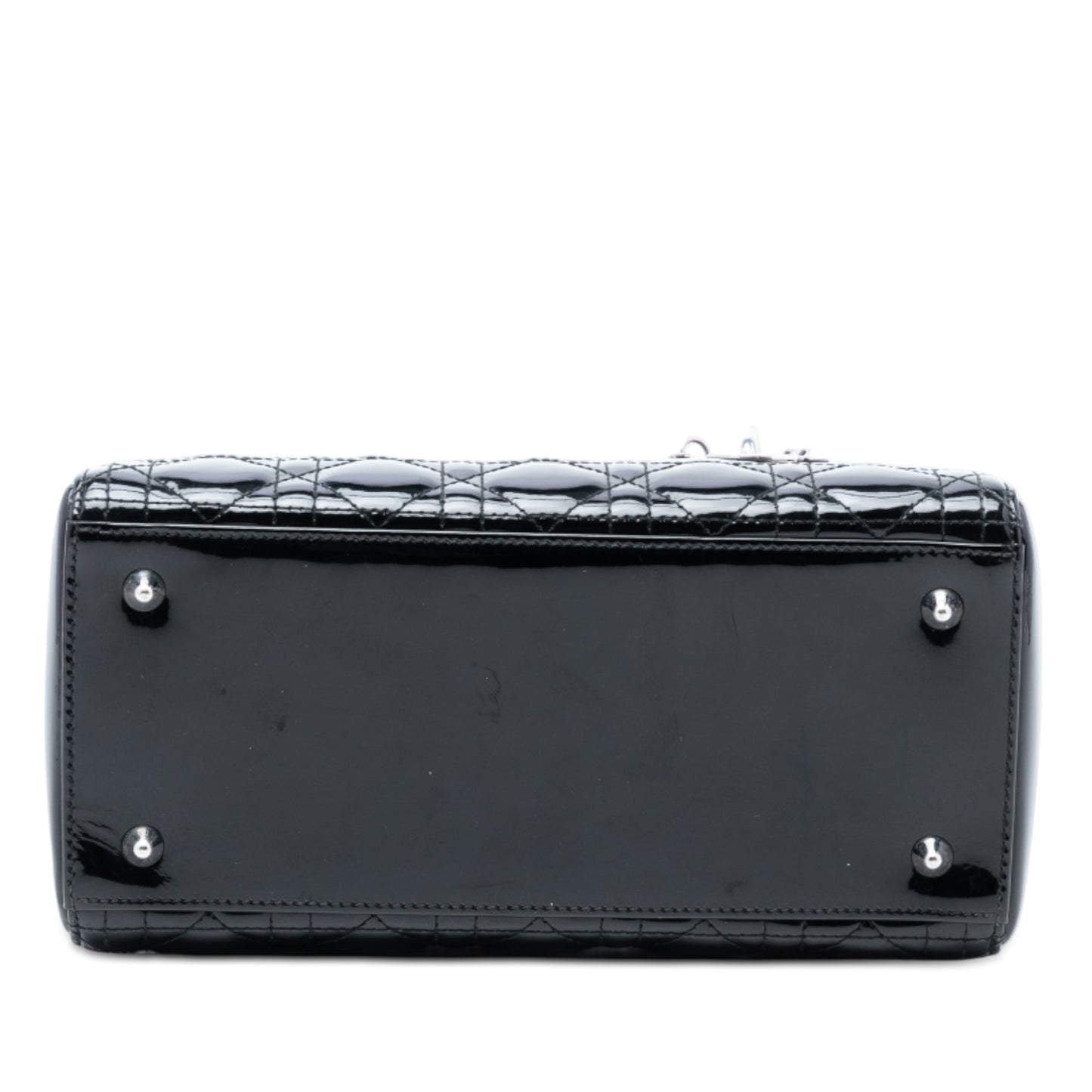 Dior Medium Patent Cannage Lady Dior