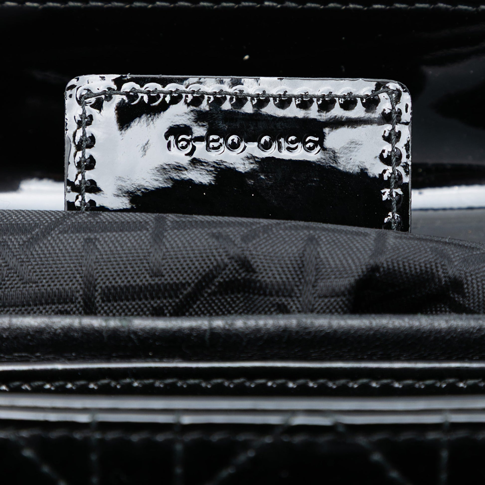 Dior Medium Patent Cannage Lady Dior