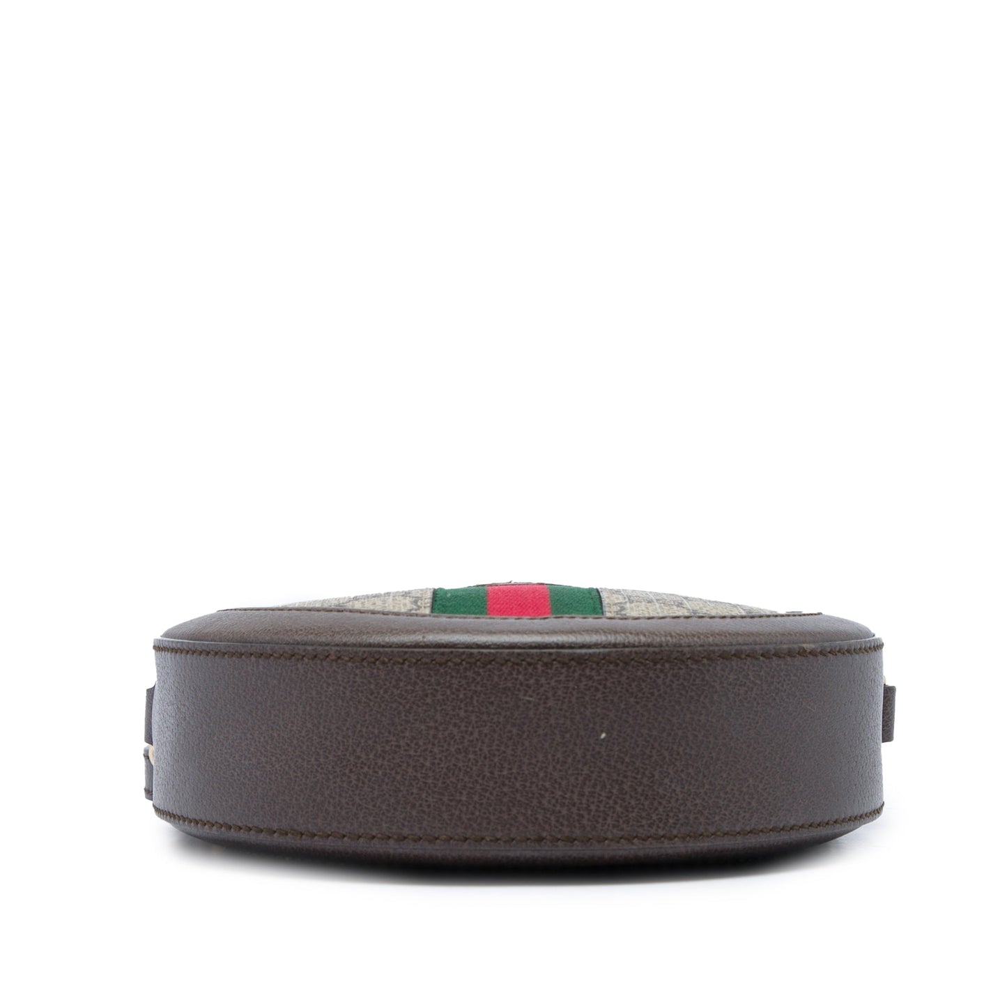 Gucci Mini GG Supreme Web Ophidia Round Crossbody