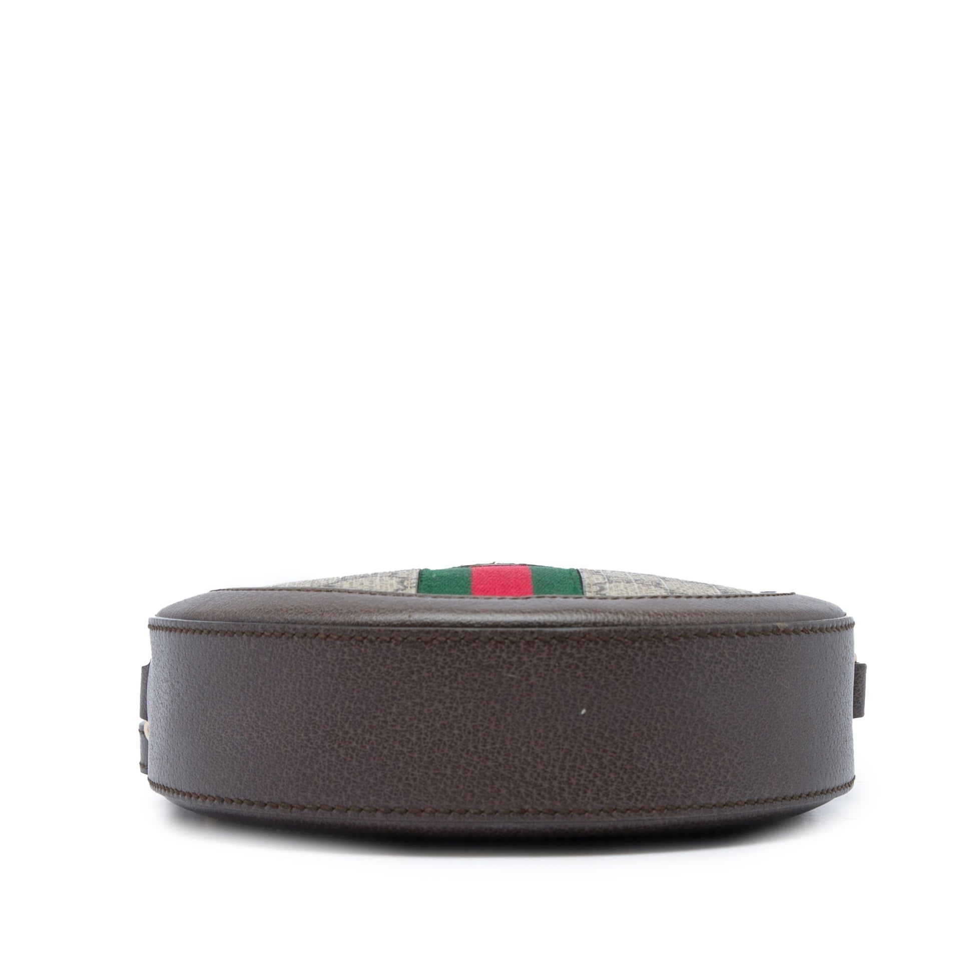 Gucci Mini GG Supreme Web Ophidia Round Crossbody