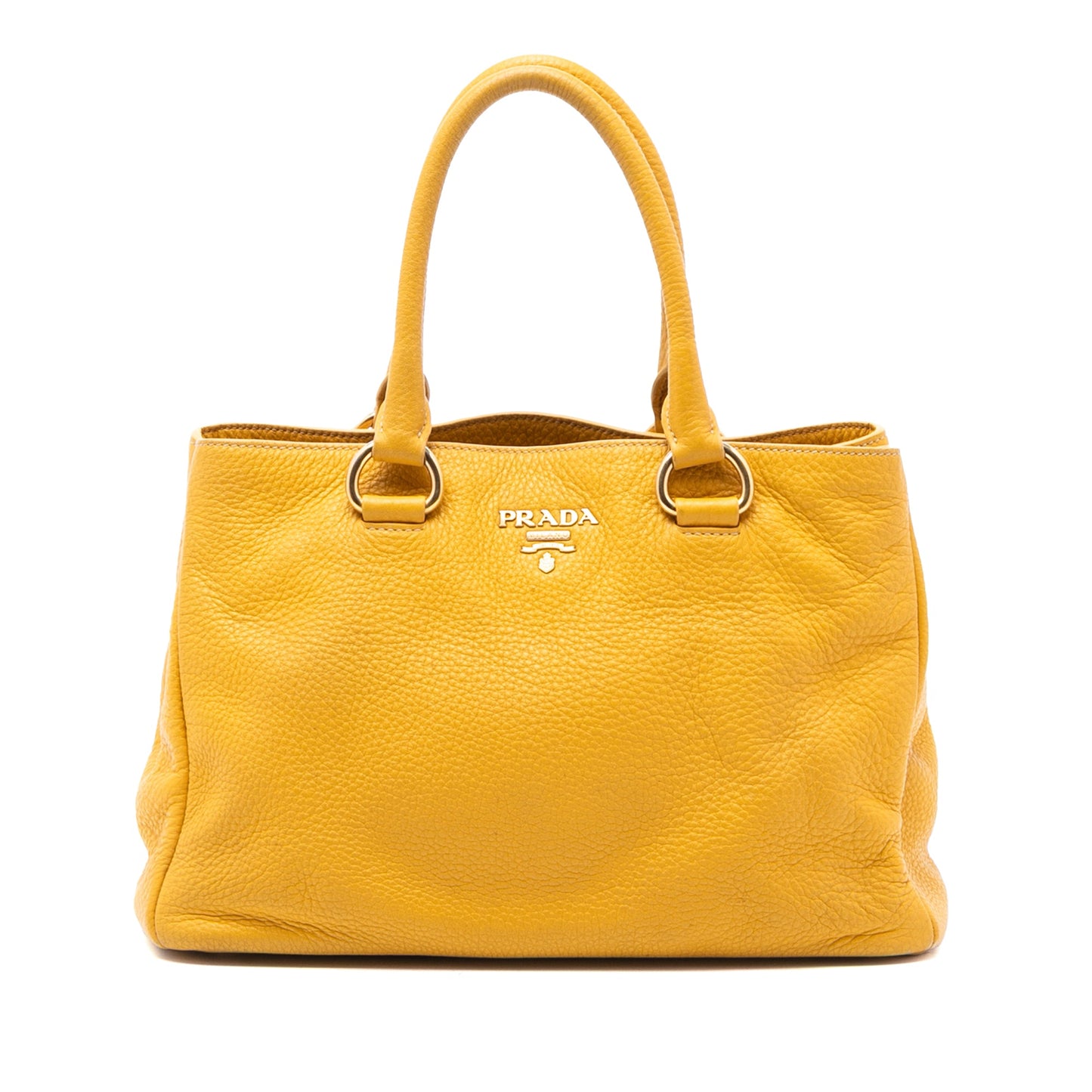 Prada Vitello Daino Open Convertible Tote