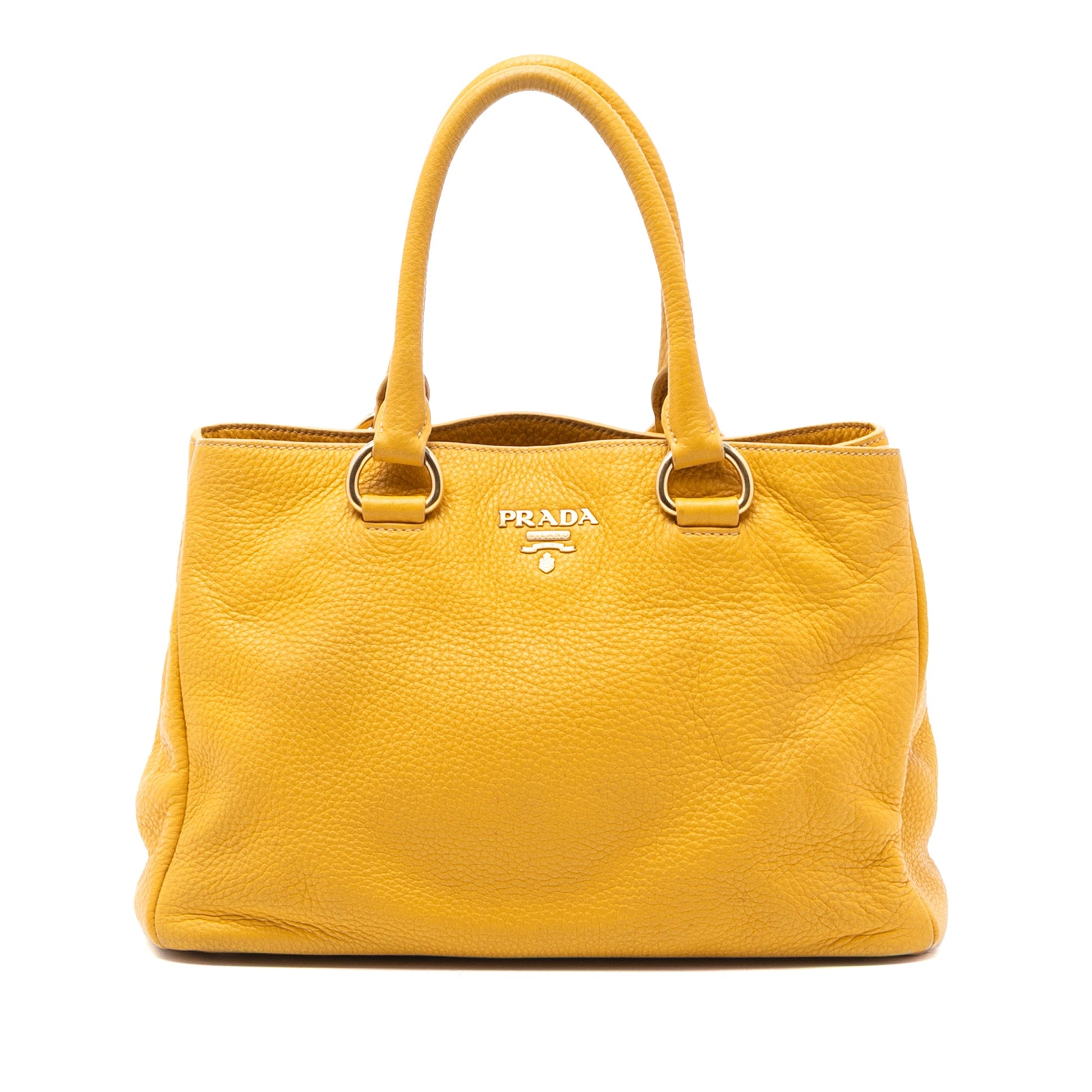 Prada Vitello Daino Open Convertible Tote