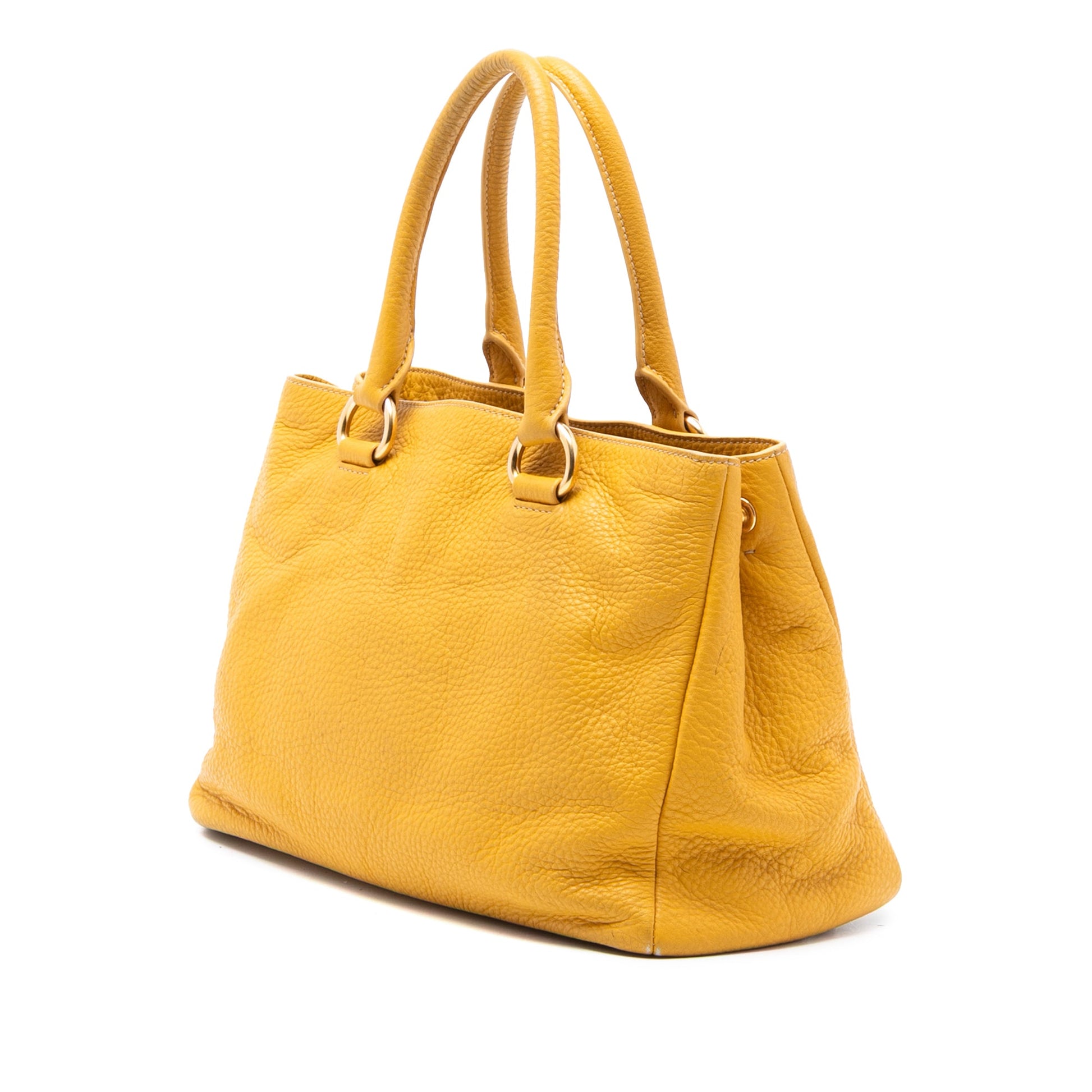 Prada Vitello Daino Open Convertible Tote