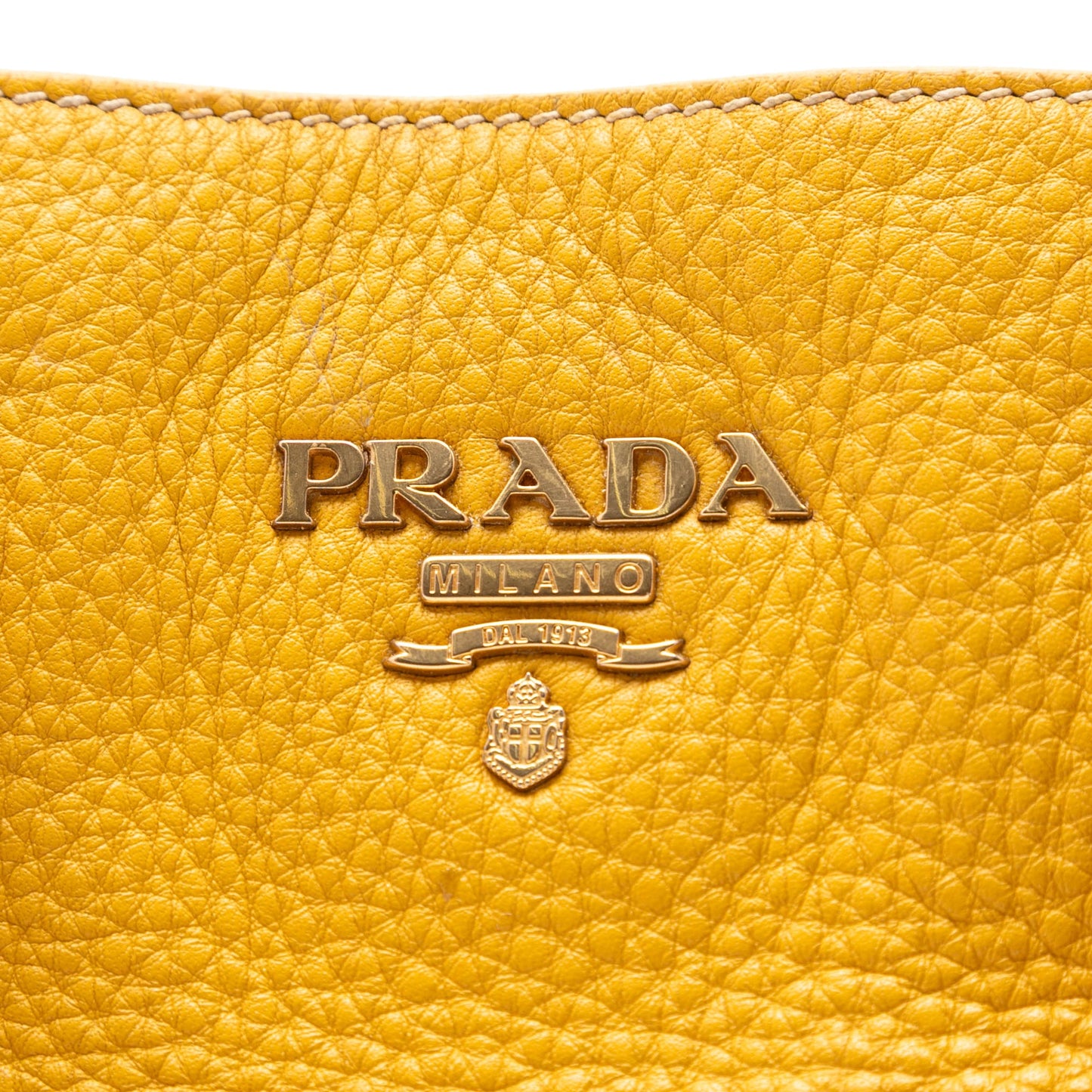 Prada Vitello Daino Open Convertible Tote