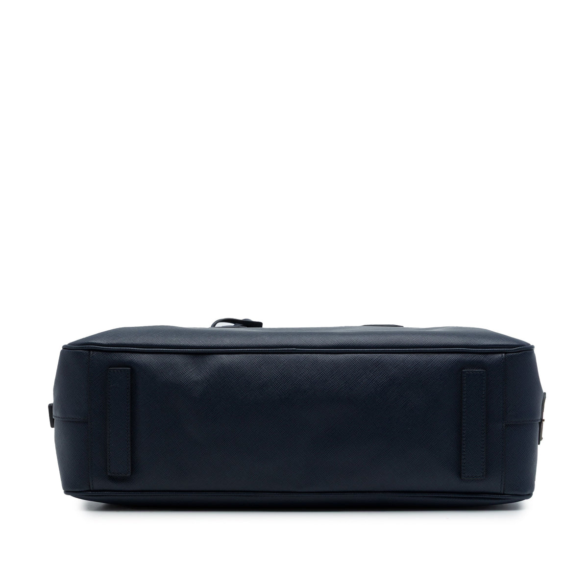 Prada Saffiano Travel Briefcase — Blue