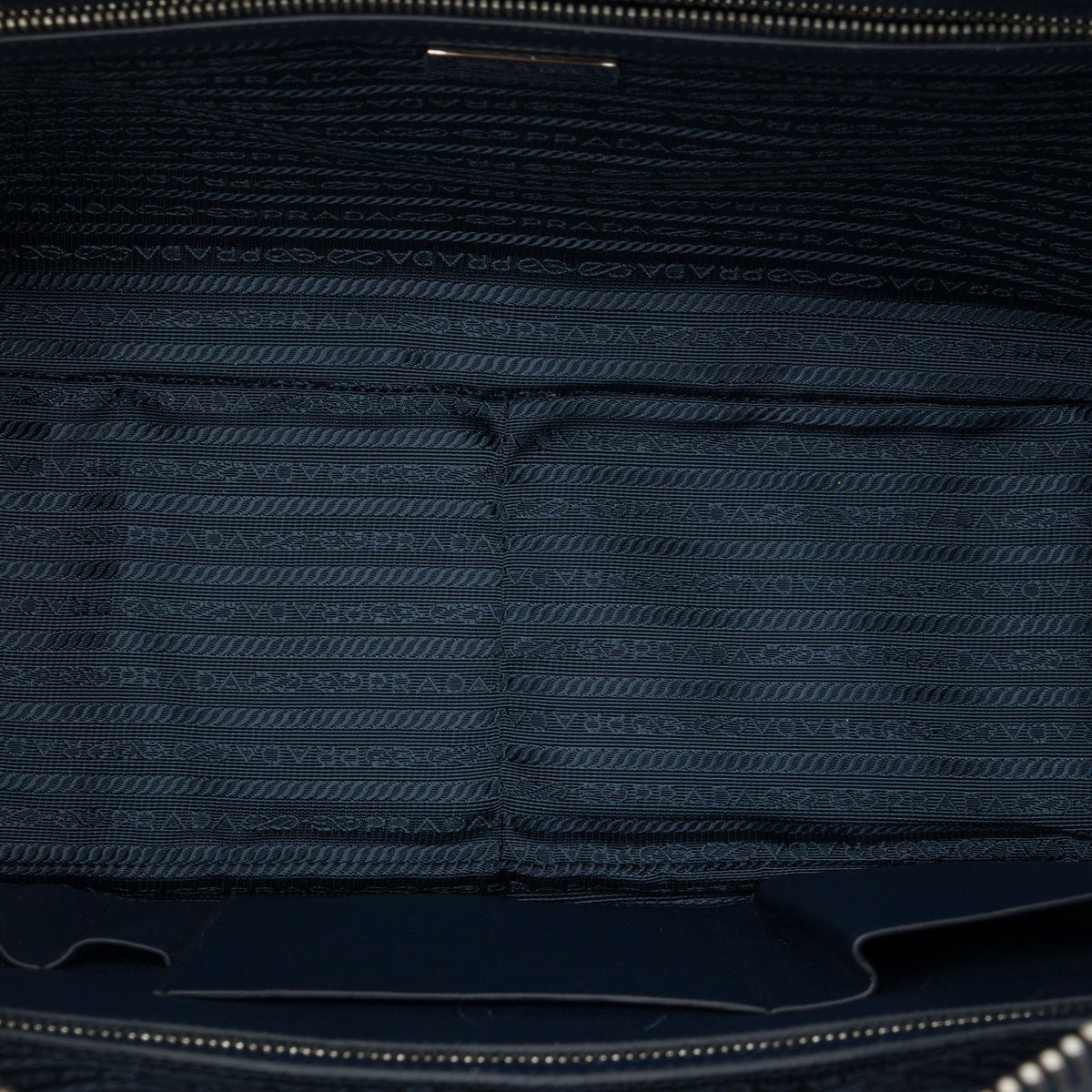 Prada Saffiano Travel Briefcase — Blue