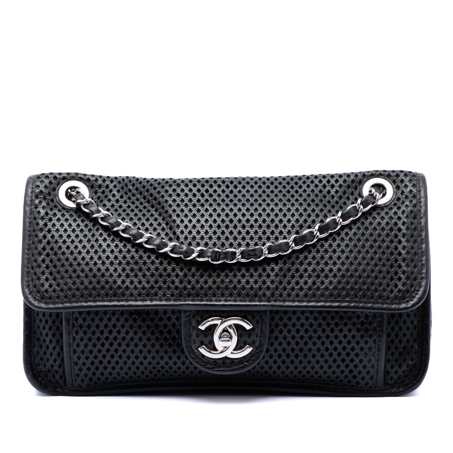 Chanel Medium Perforated Lambskin Up In The Air Flap