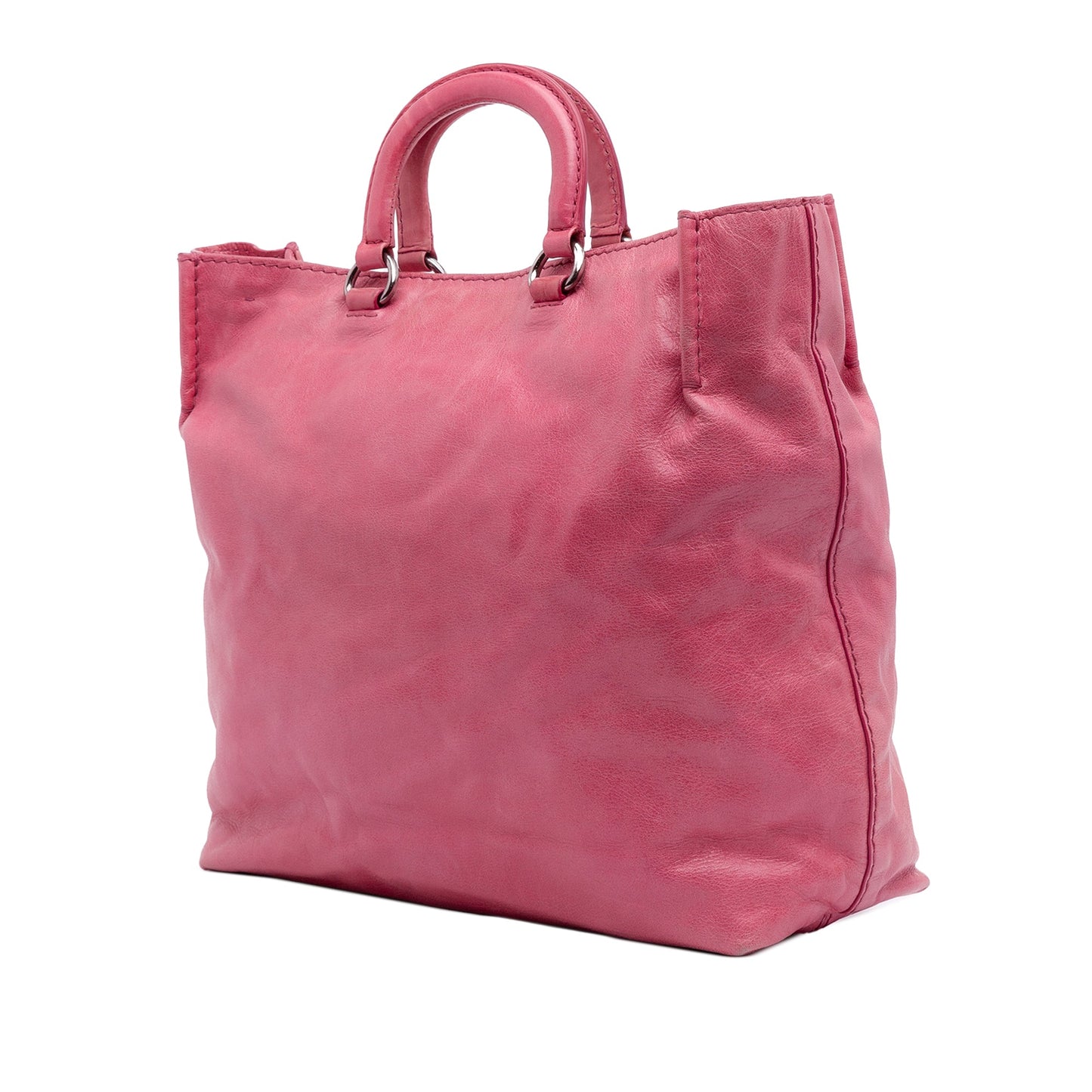 Prada Vitello Shine Open Convertible Tote