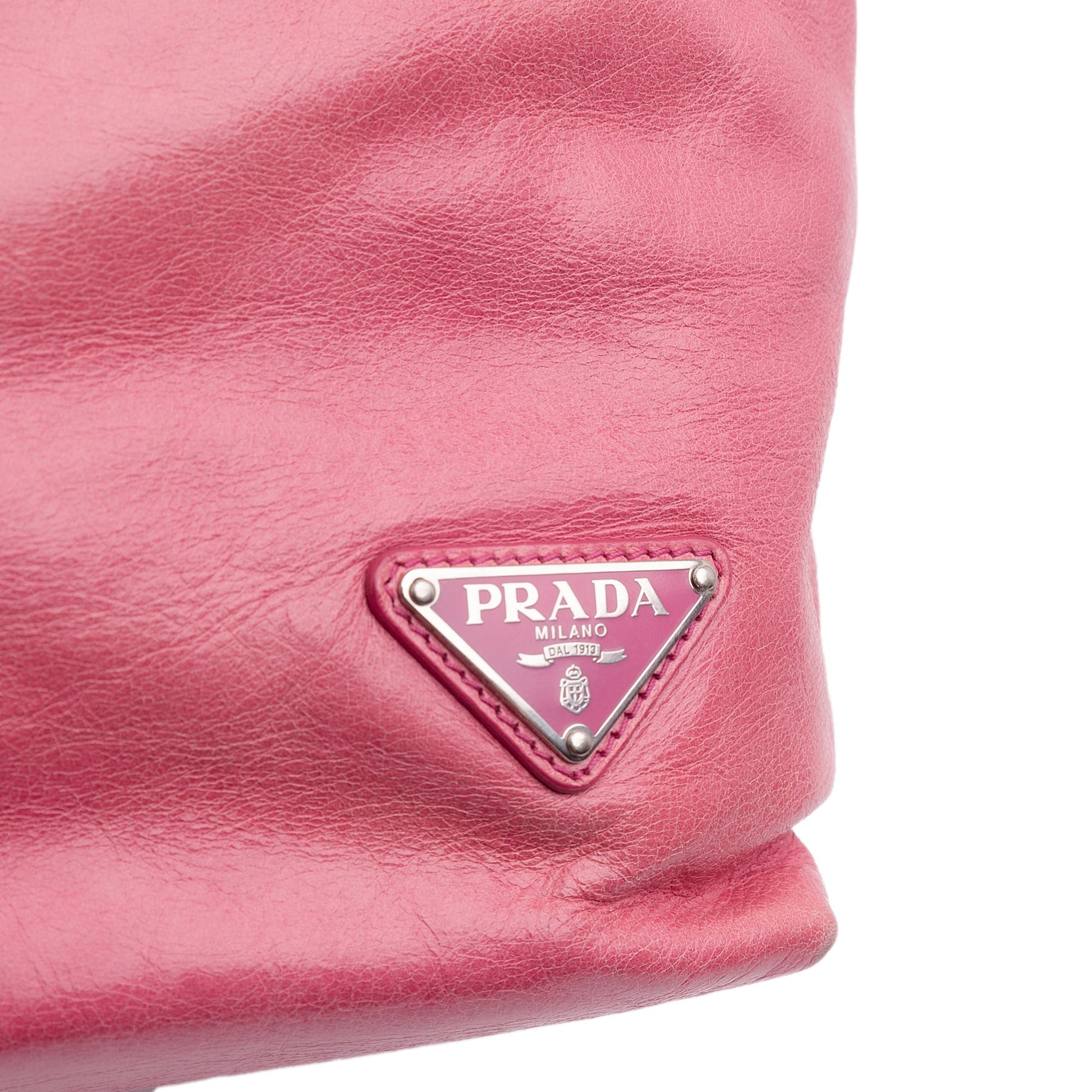 Prada Vitello Shine Open Convertible Tote