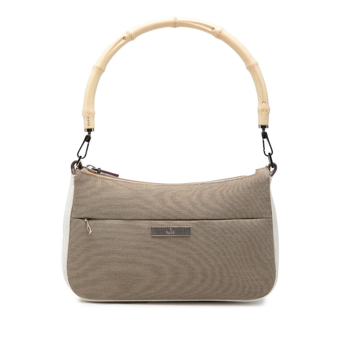 Gucci GG Canvas Bamboo Top Handle