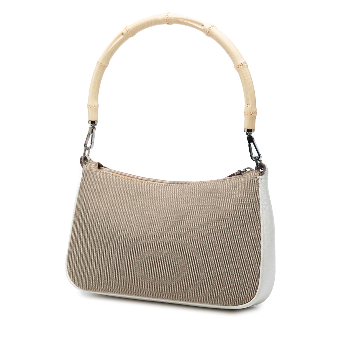 Gucci GG Canvas Bamboo Top Handle