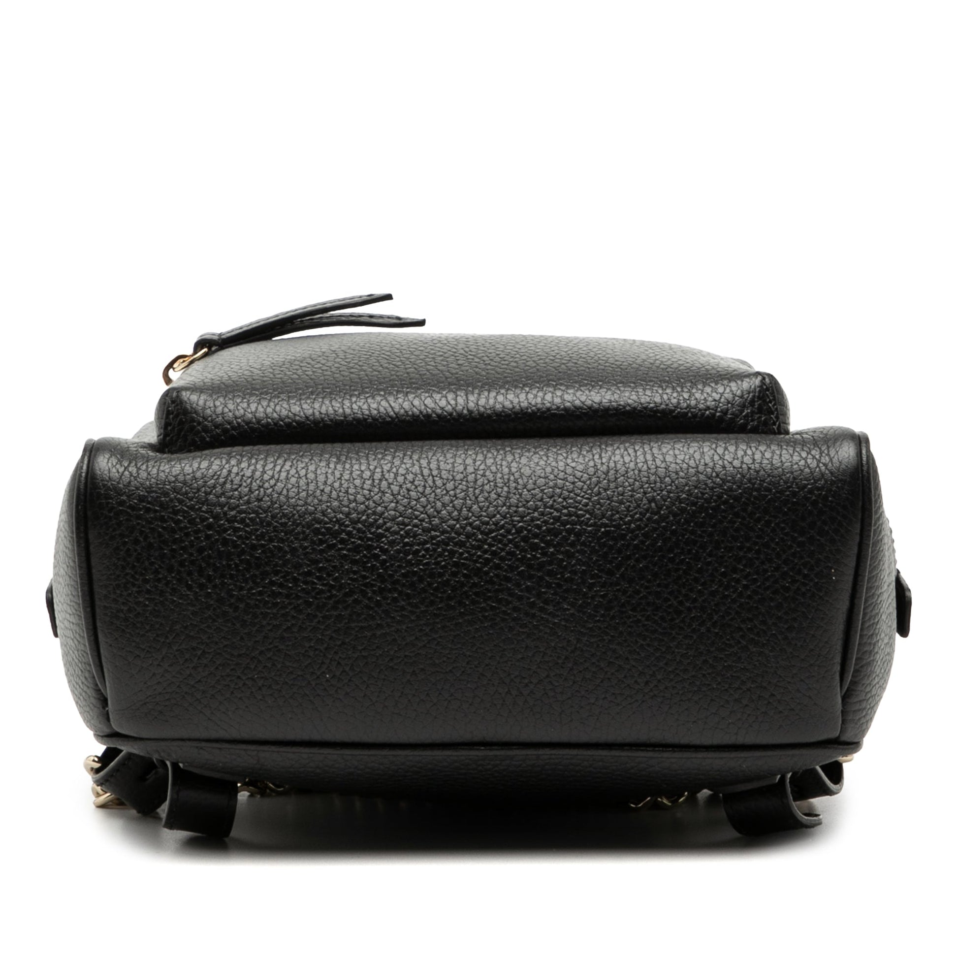 Gucci Pebbled Calfskin Soho Chain Backpack