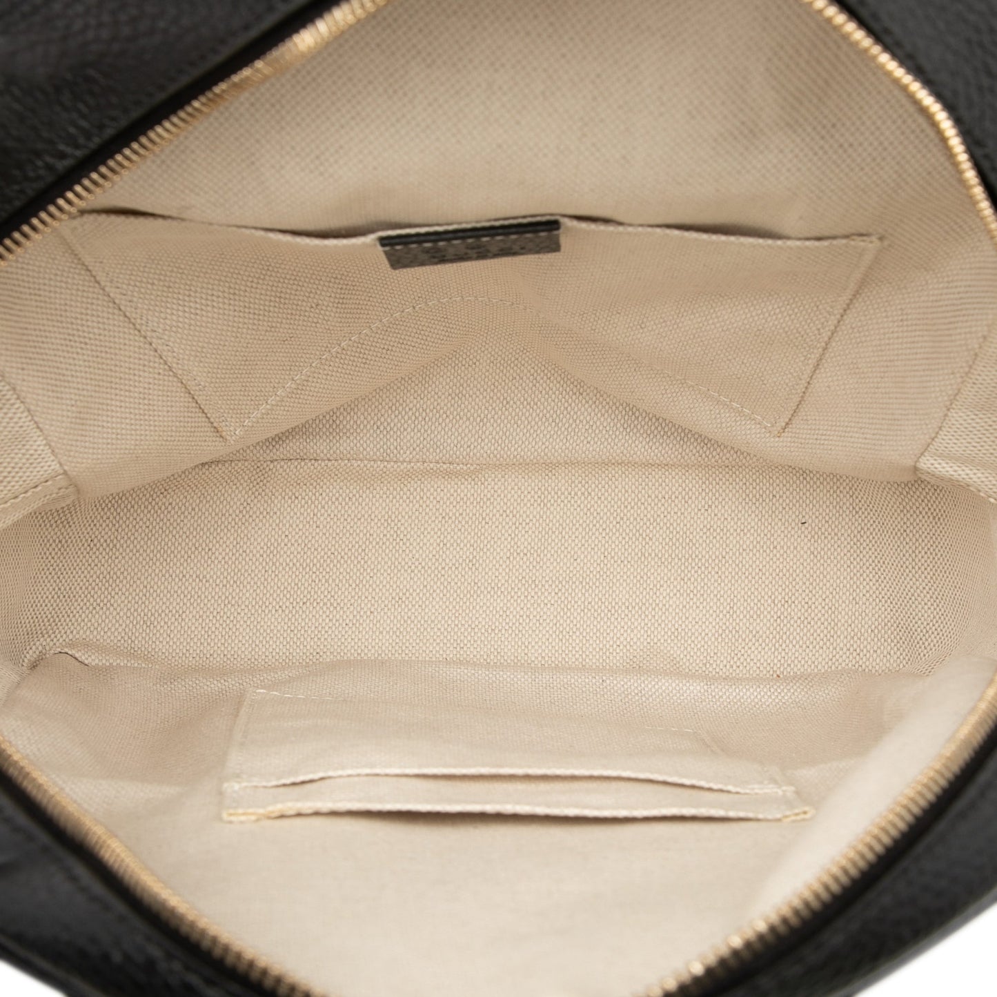 Gucci Pebbled Calfskin Soho Chain Backpack