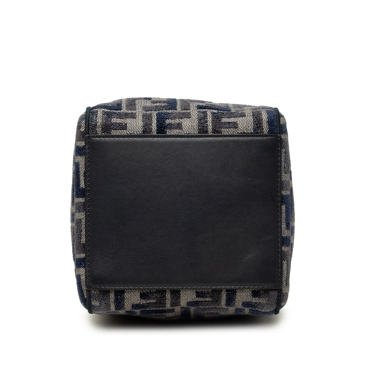Fendi Mini Zucca Chenille Origami Shoulder Bag — Gray