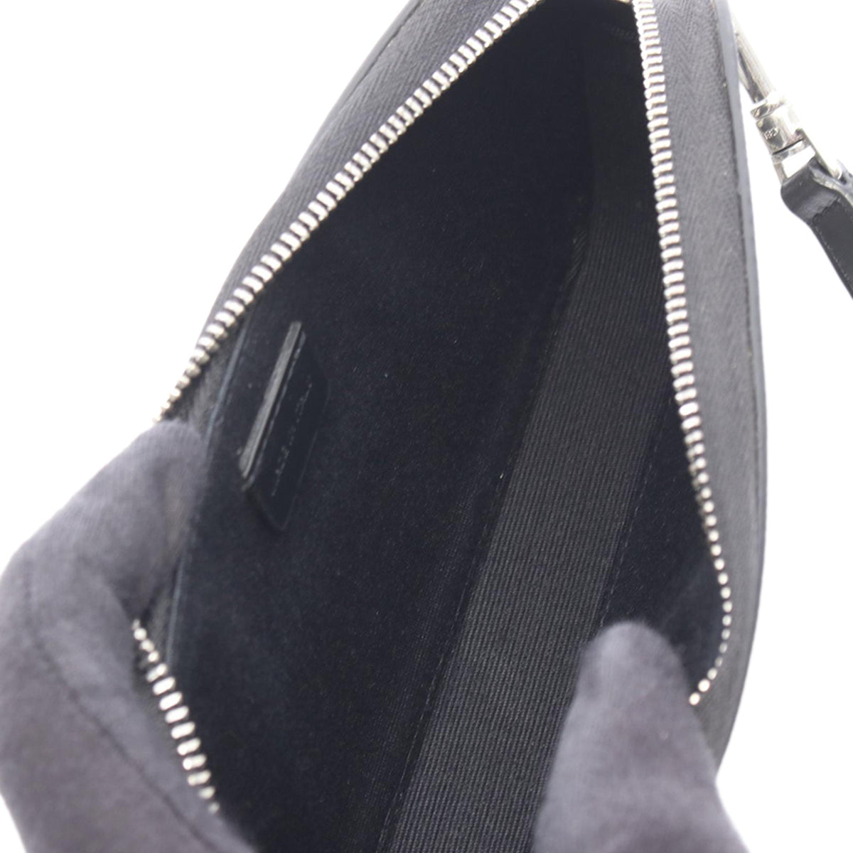 Celine Triomphe Coated Canvas Logo Horizontal Pouch