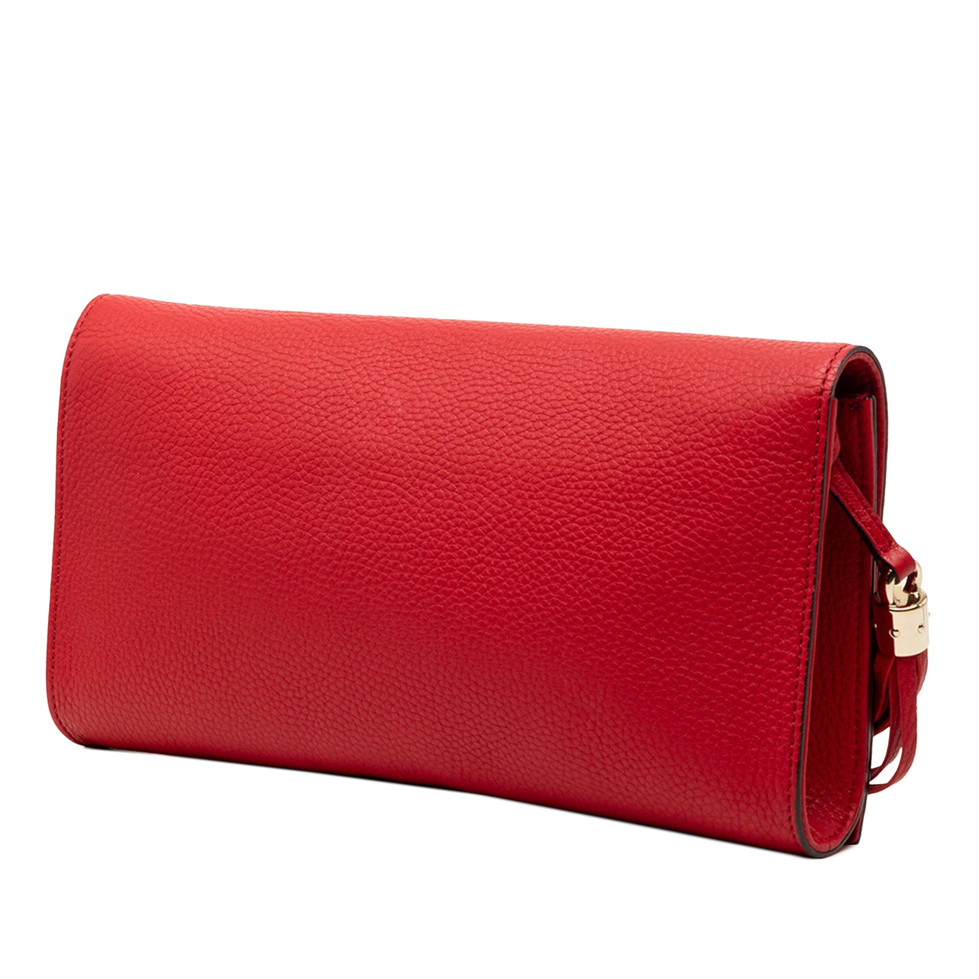 Gucci Leather Soho Disco Clutch