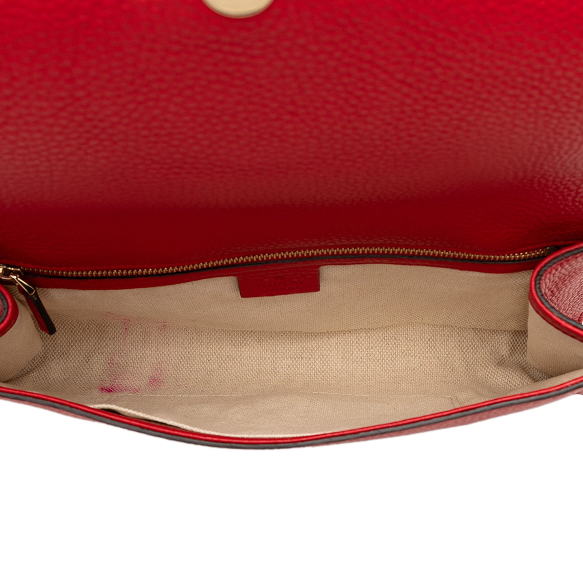 Gucci Leather Soho Disco Clutch