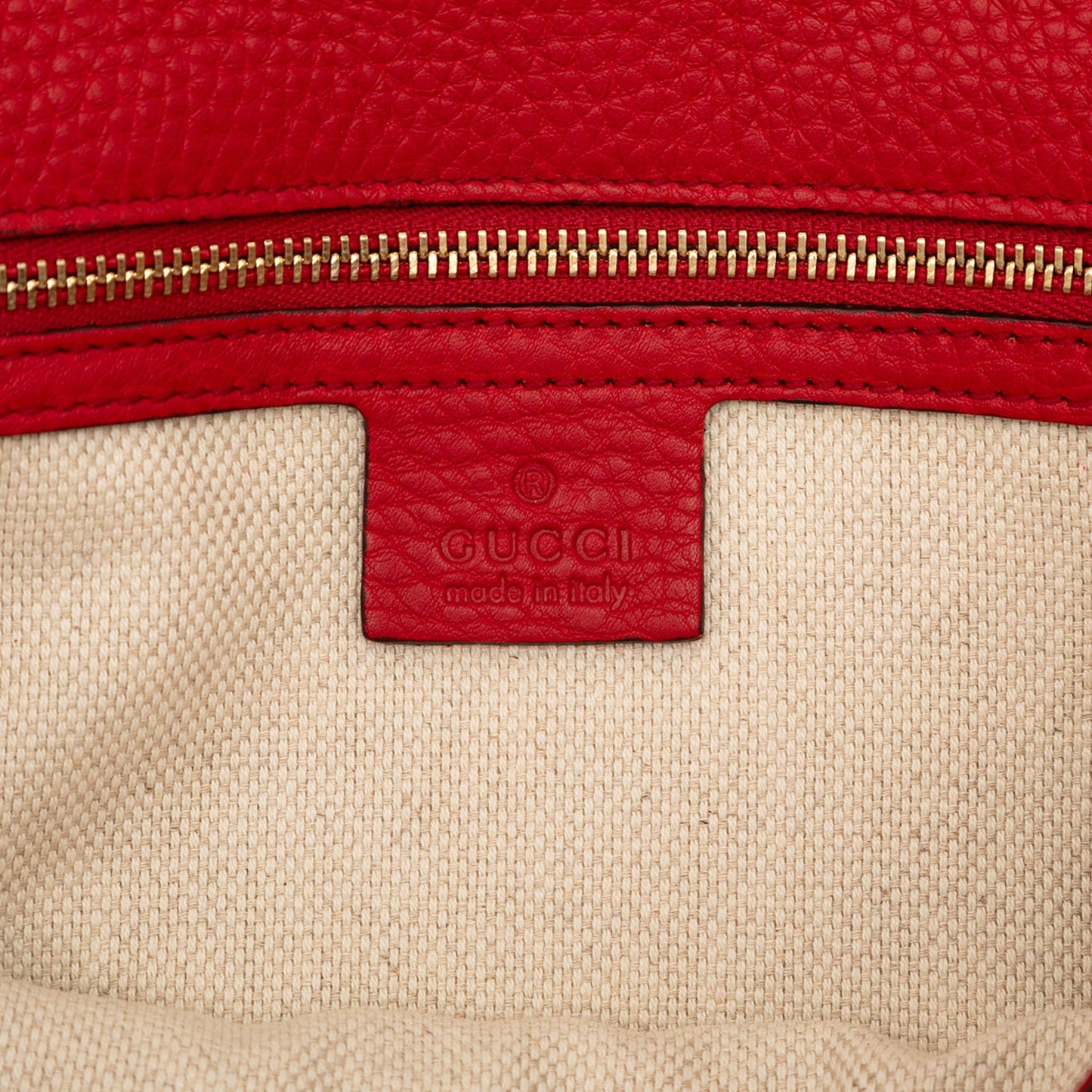 Gucci Leather Soho Disco Clutch