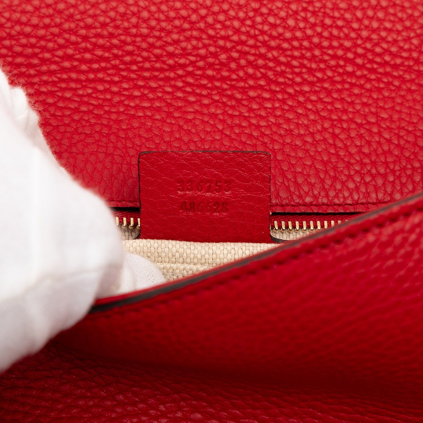 Gucci Leather Soho Disco Clutch