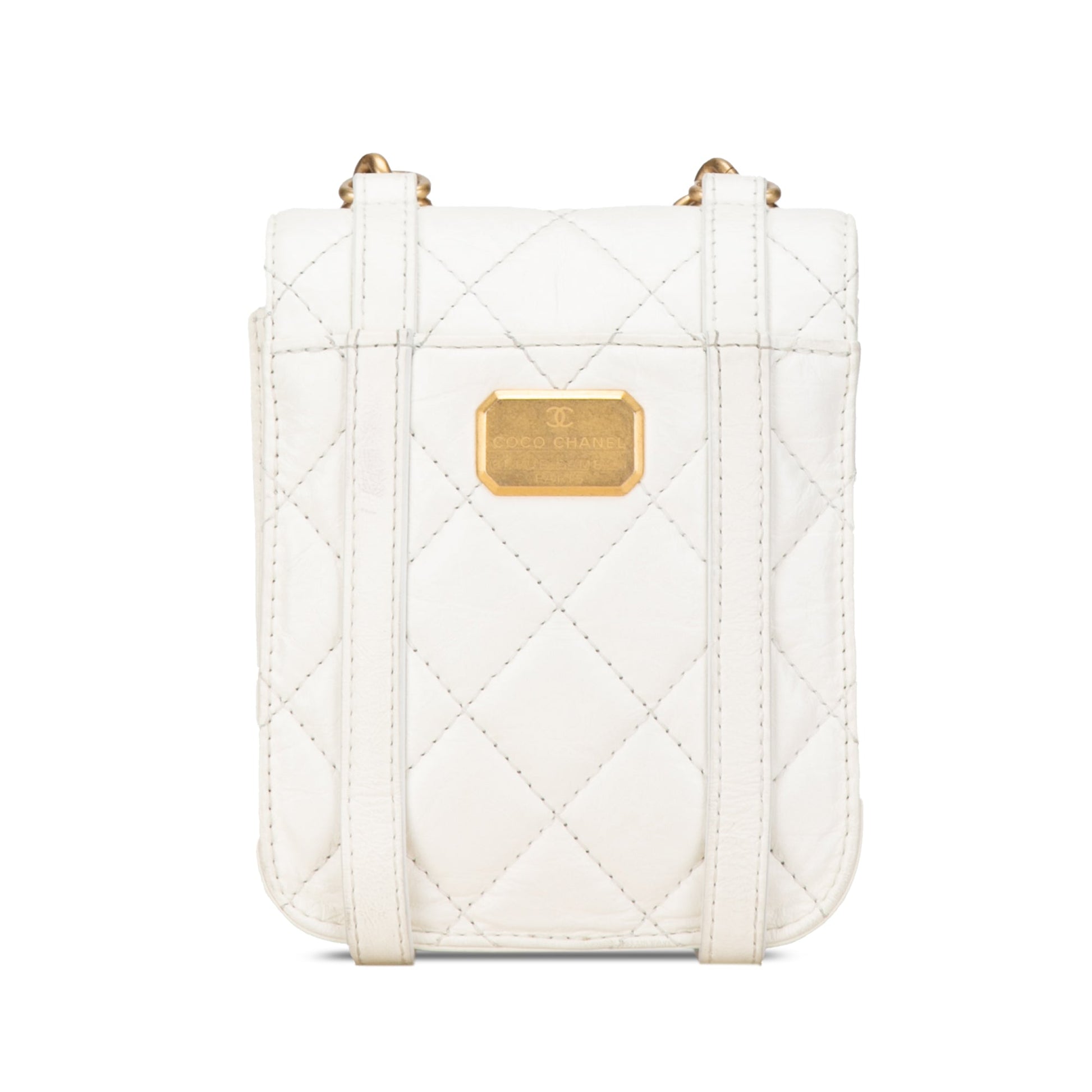 Chanel Mini Aged Calfskin City School Flap