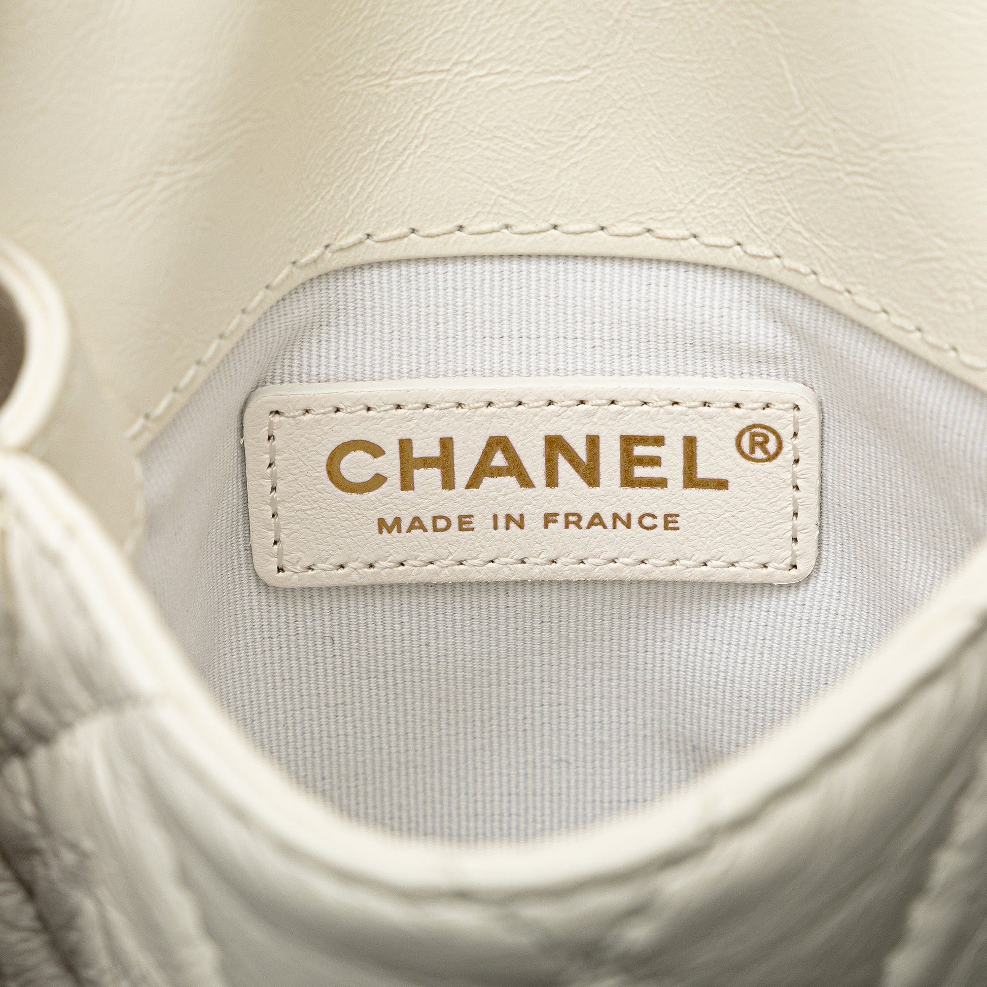 Chanel Mini Aged Calfskin City School Flap